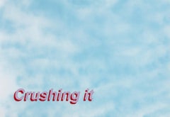 Untitled (Crushing it), Contemporary Painting On Paper, 2017