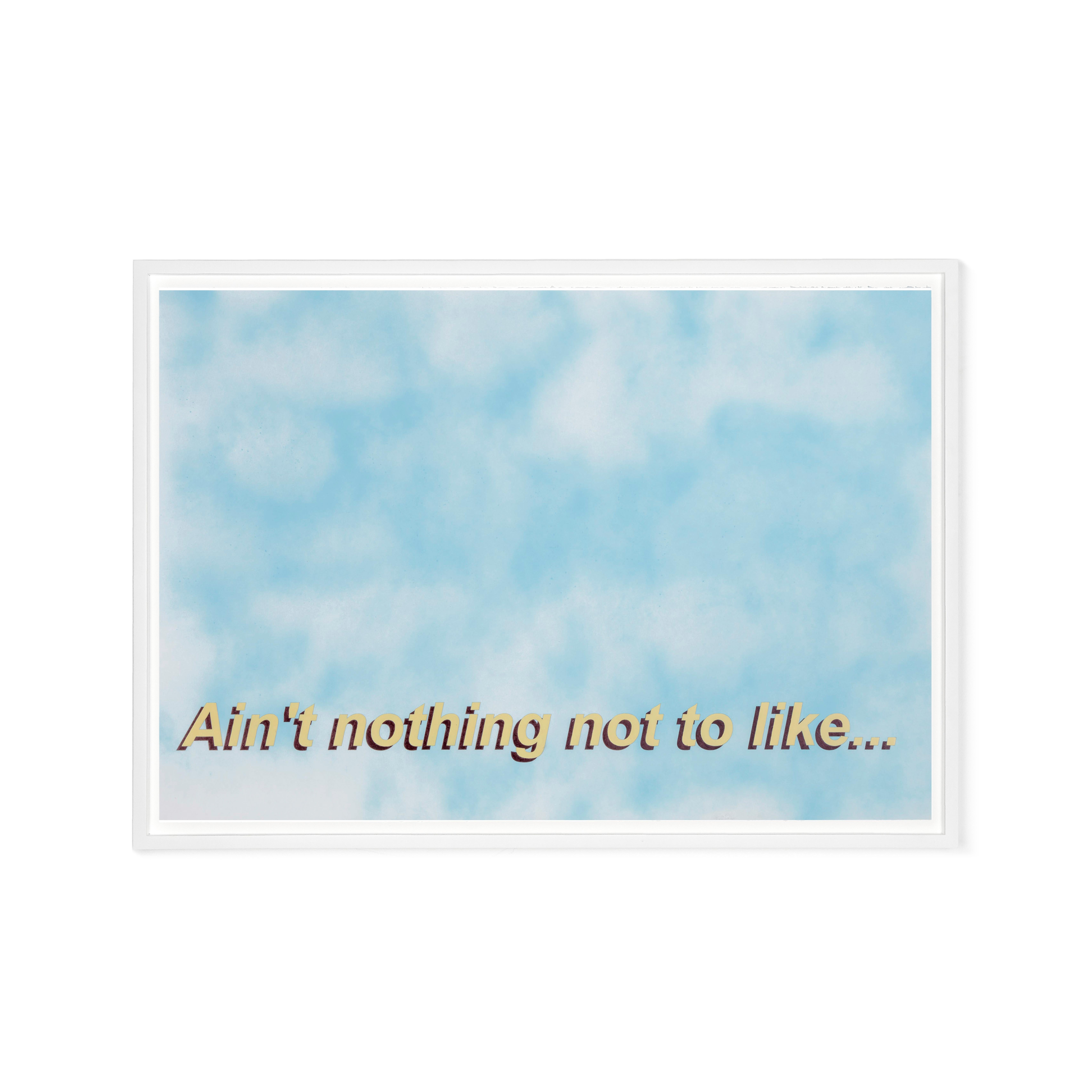 Untitled (Ain't nothing not to like...), Contemporary Painting On Paper, 2017 For Sale 1