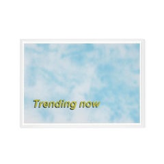Untitled (Trending now), Contemporary Painting On Paper, 2017