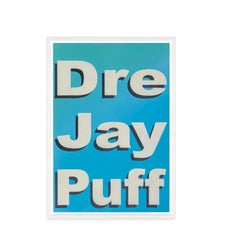 Untitled (Dre Jay Puff), Framed Contemporary Painting On Paper, 2018