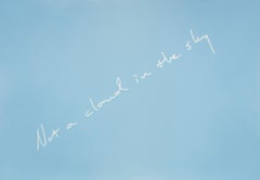 Untitled (Not a cloud in the sky), Framed Contemporary Painting On Paper, 2018