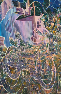 Traveler, Oil on Canvas Painting by Tom Costa