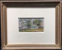 19th Century Watercolor, Saint's Rest, 1864