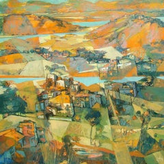 Places that I’ve never Seen - contemporary Italian landscape oil painting