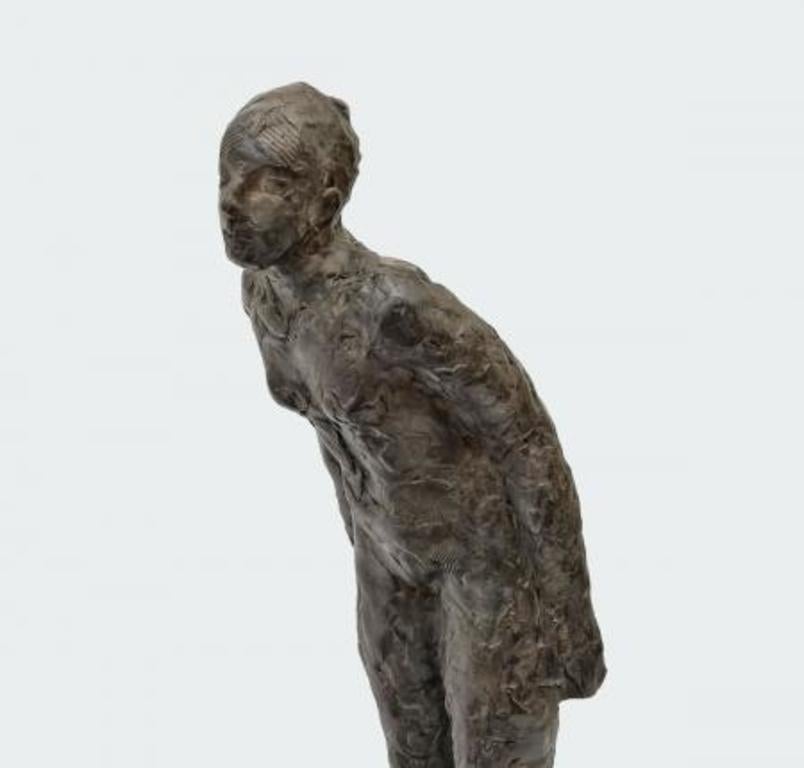 Between Shore and Sea - zeitgenössische Skulptur aus Bronze und Graphitharz (Zeitgenössisch), Sculpture, von Manny Woodard