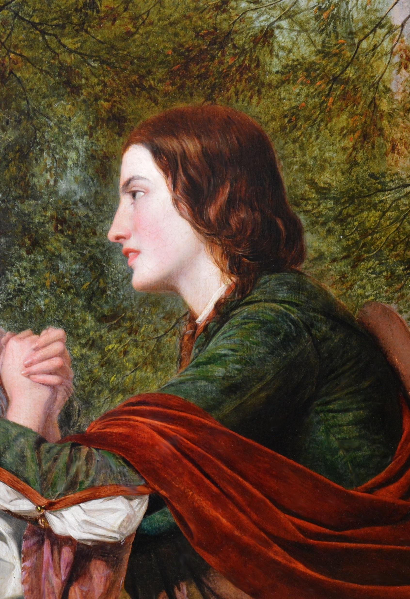 Rosalind & Celia, As You Like It - 19thC Oil Painting Shakespeare Royal Academy 1