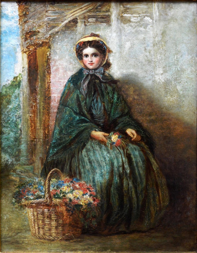 William Powell Frith (circle of) - Victorian Flower Girl - 19th Century
