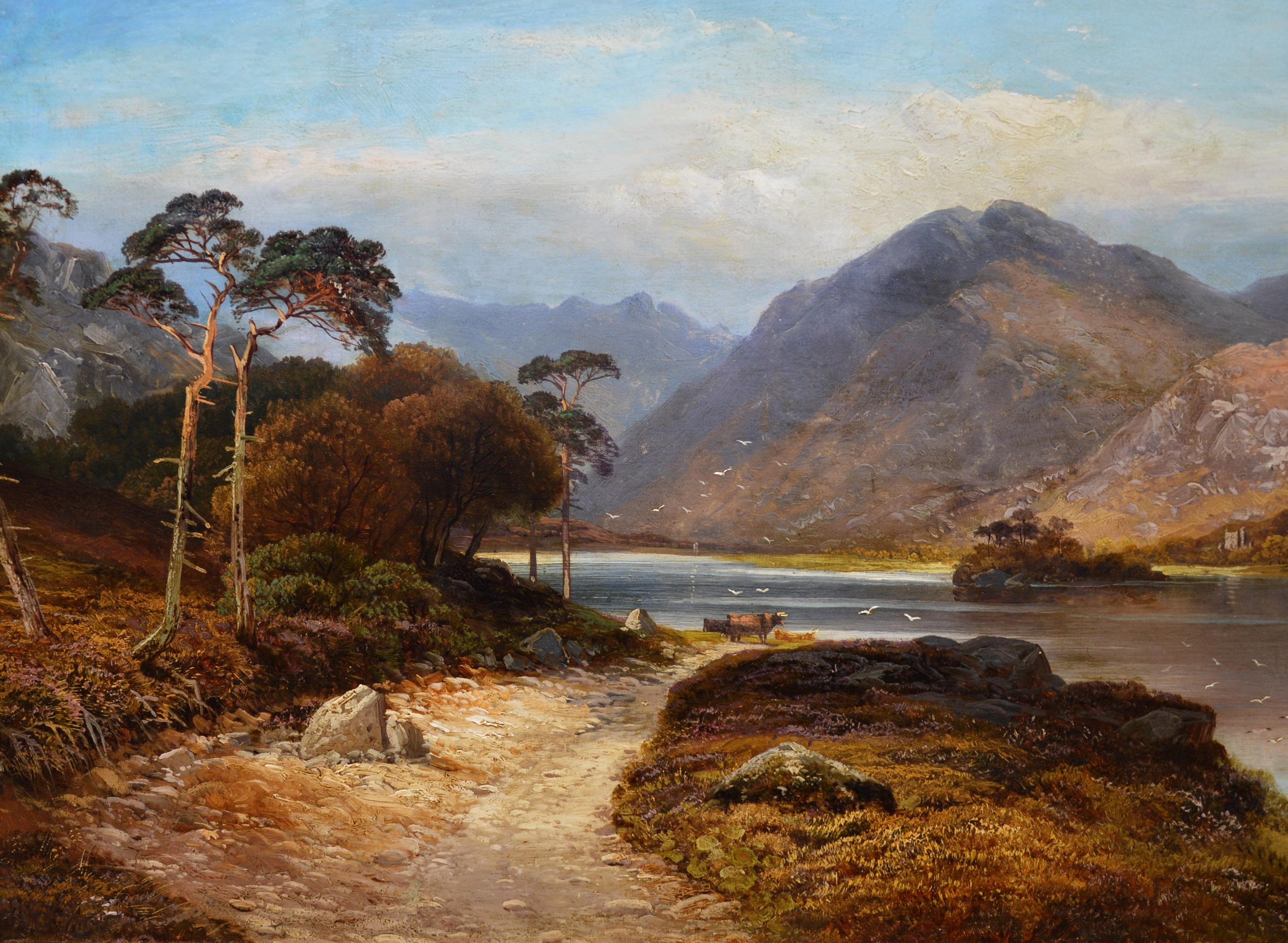 Clarence Henry Roe - Loch Lomond - 19th Century Landscape Oil Painting ...