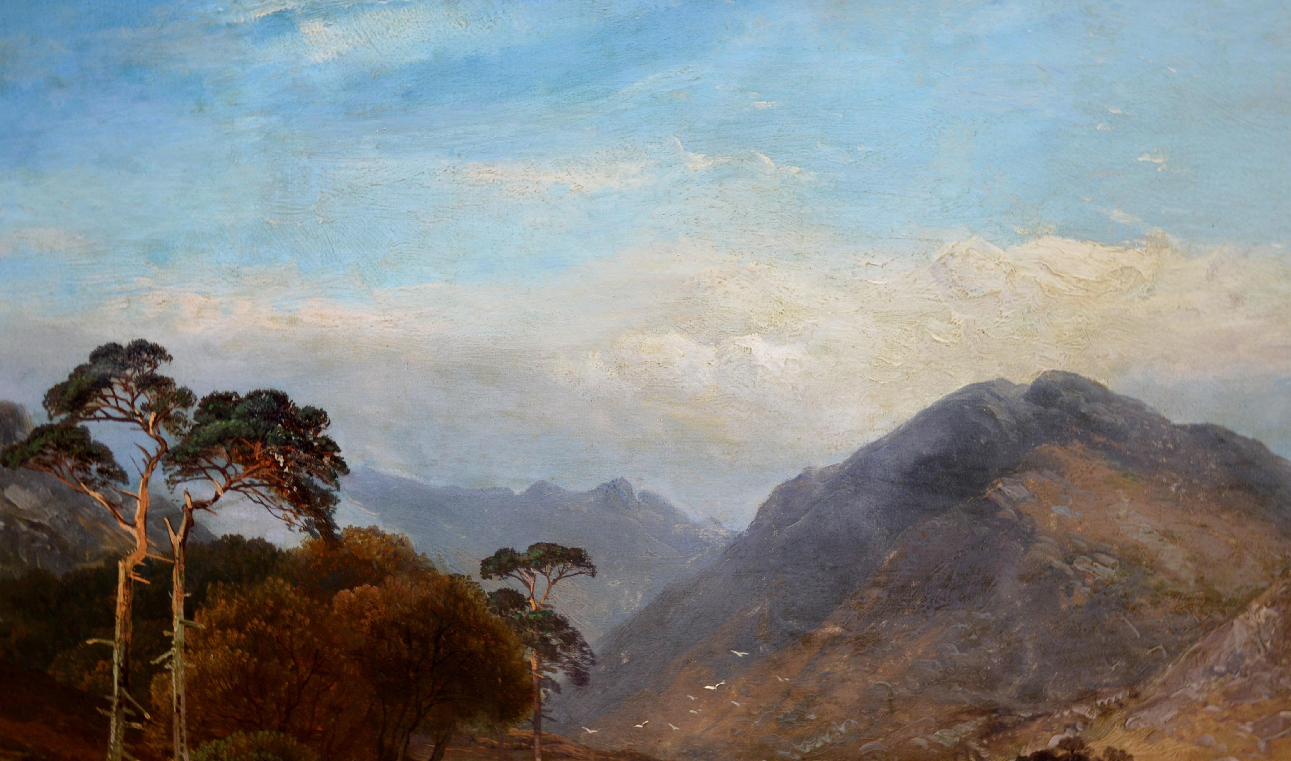 Clarence Henry Roe - Loch Lomond - 19th Century Landscape Oil Painting ...