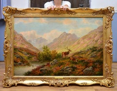 Glen Sannox, Isle of Arran - 19th Century Scottish Highland Oil Painting