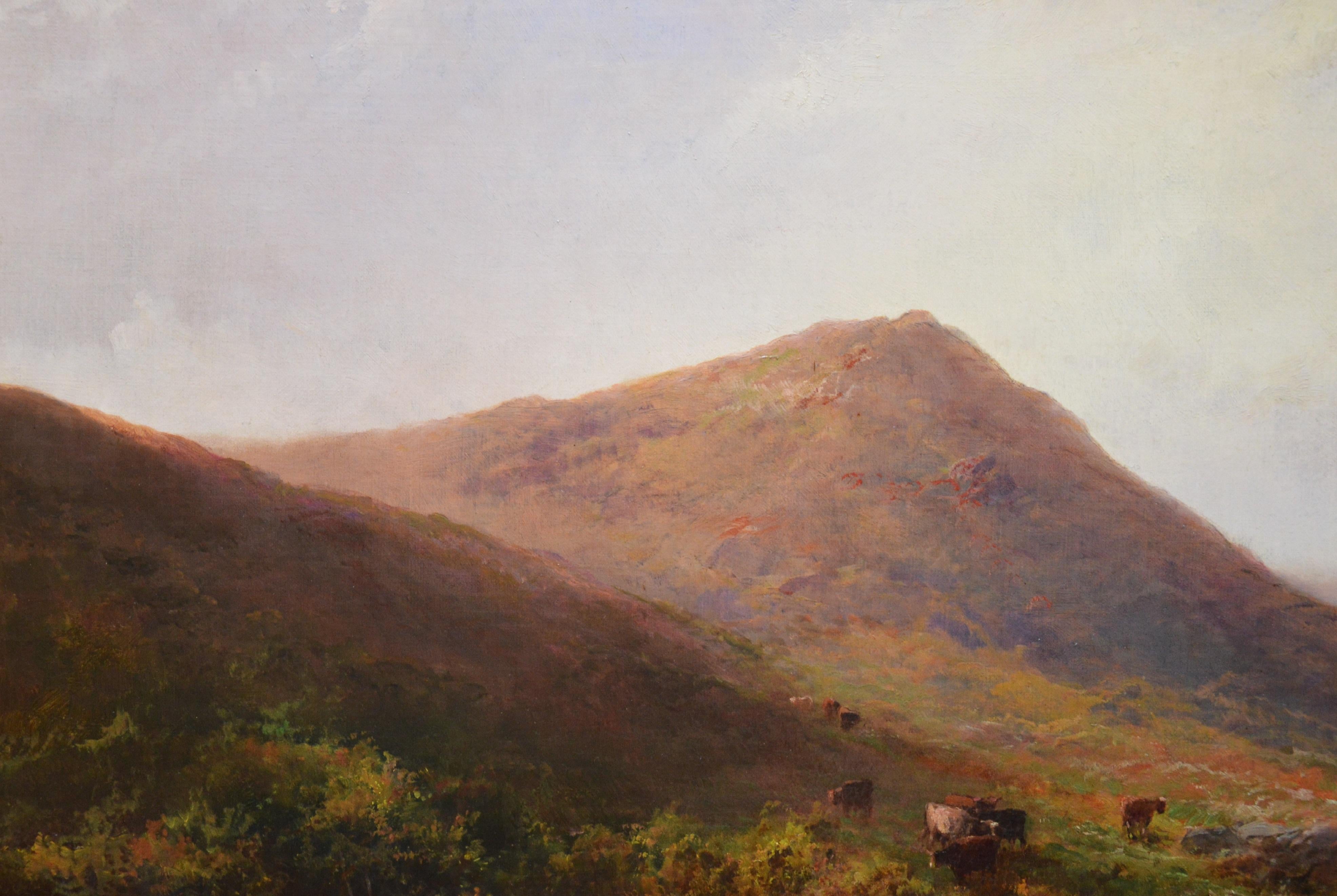 On the Tavy - 19th Century Landscape Oil Painting of Dartmoor Sherlock Holmes 1