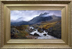 Ffestiniog, North Wales - Large 19th Century Landscape Oil Painting