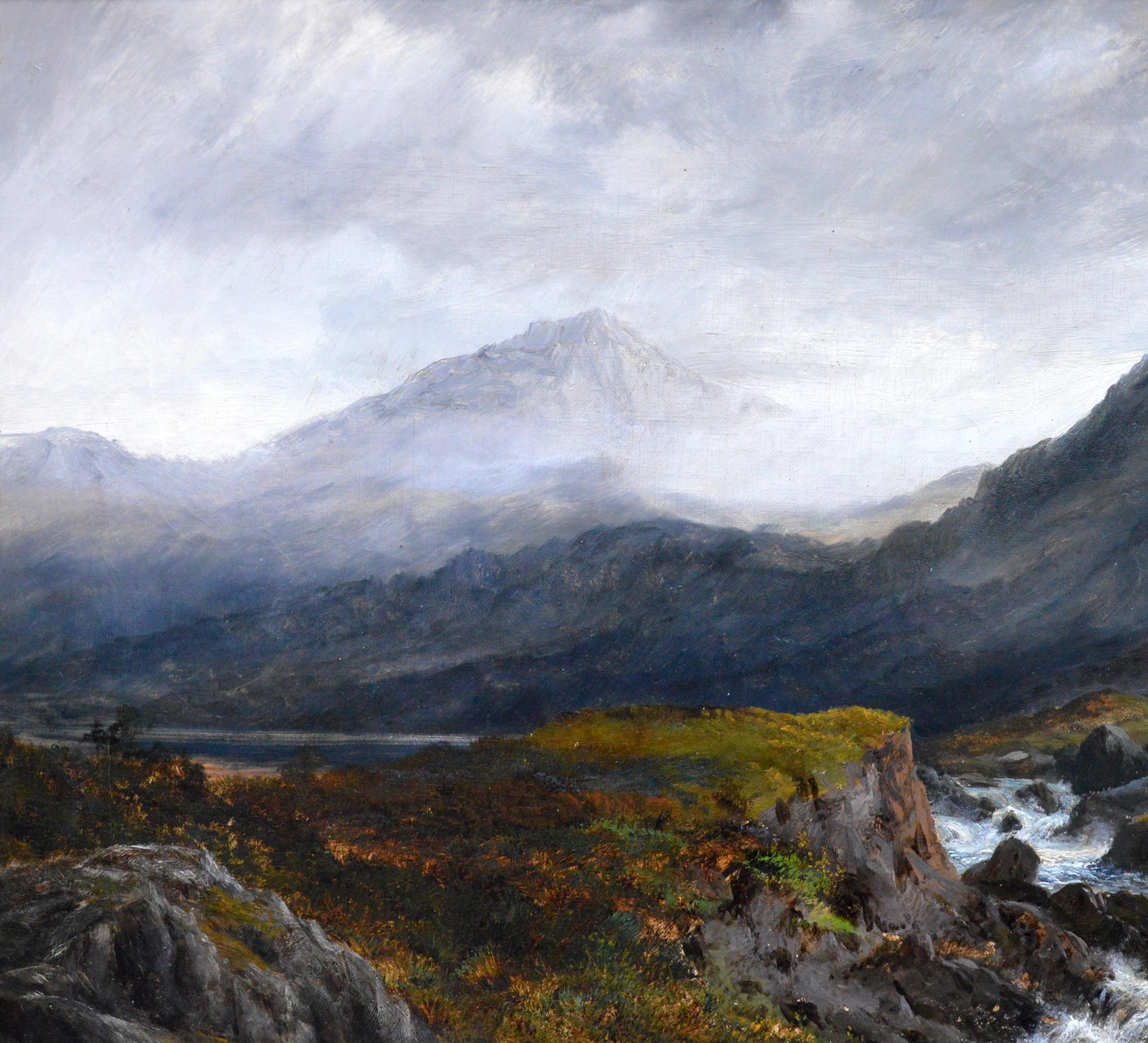 Ffestiniog, North Wales - Large 19th Century Landscape Oil Painting 1