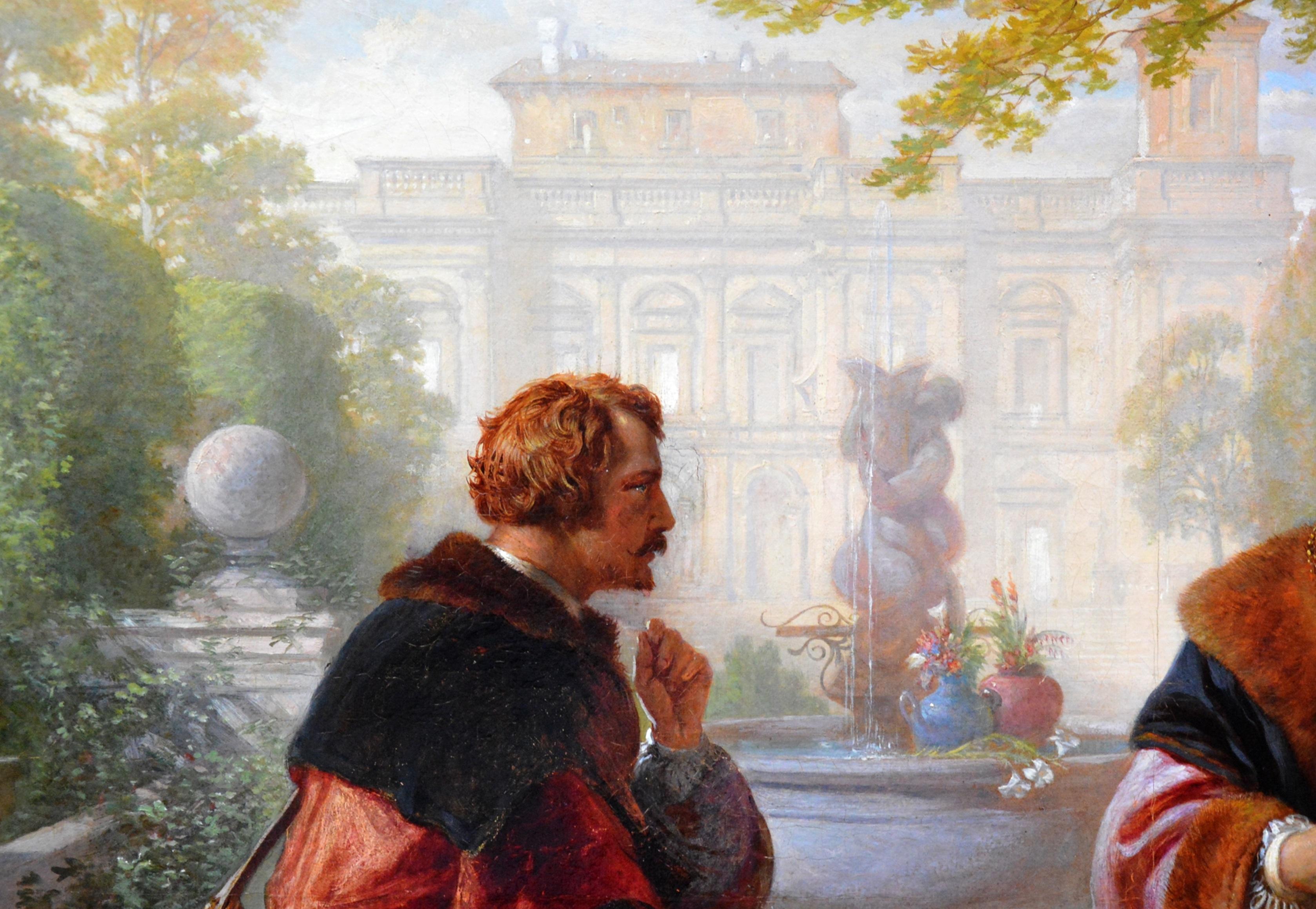 Katherine & Petruchio, 19th Century Oil Painting Shakespeare Taming of the Shrew 1