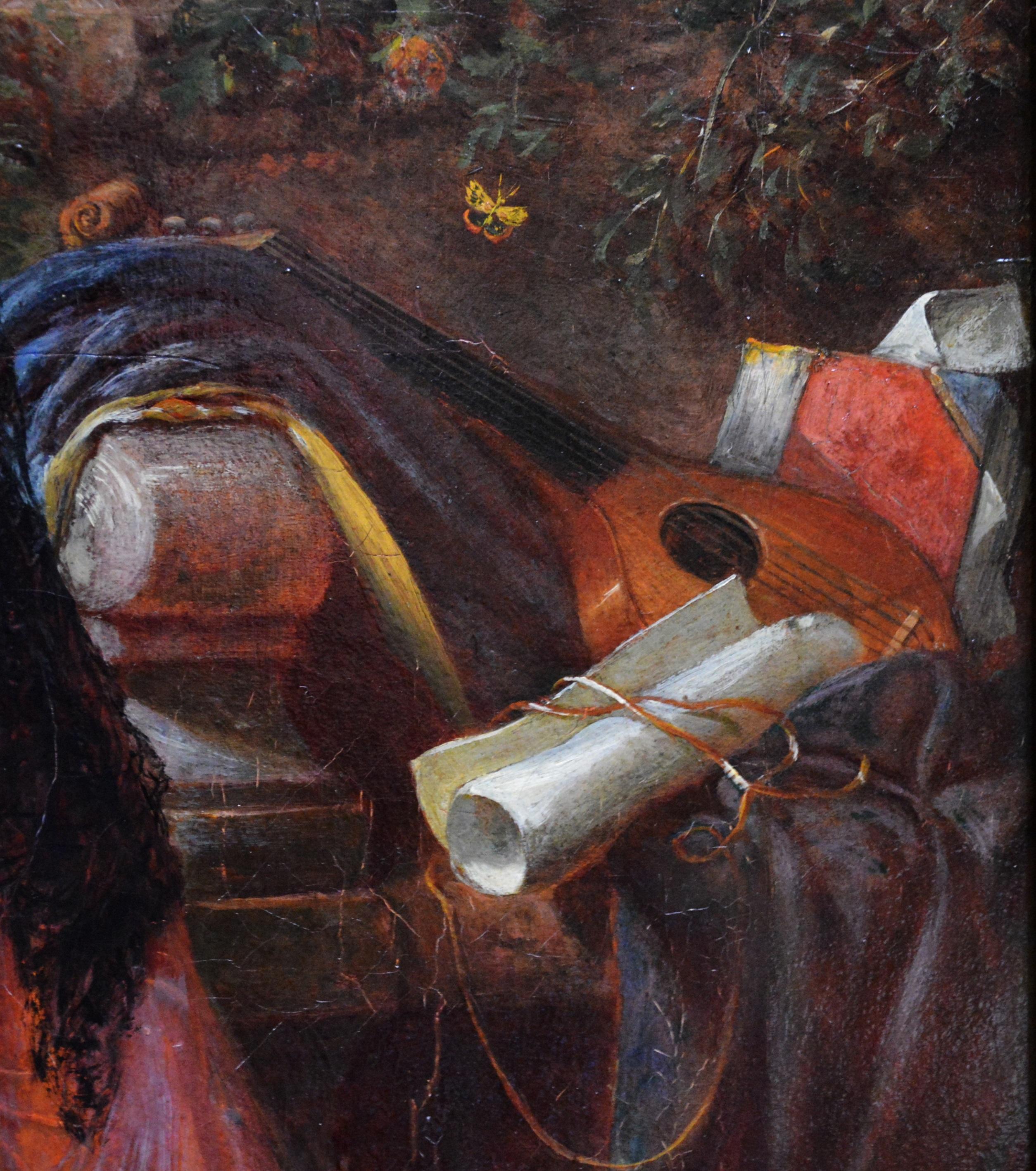 Katherine & Petruchio, 19th Century Oil Painting Shakespeare Taming of the Shrew 2