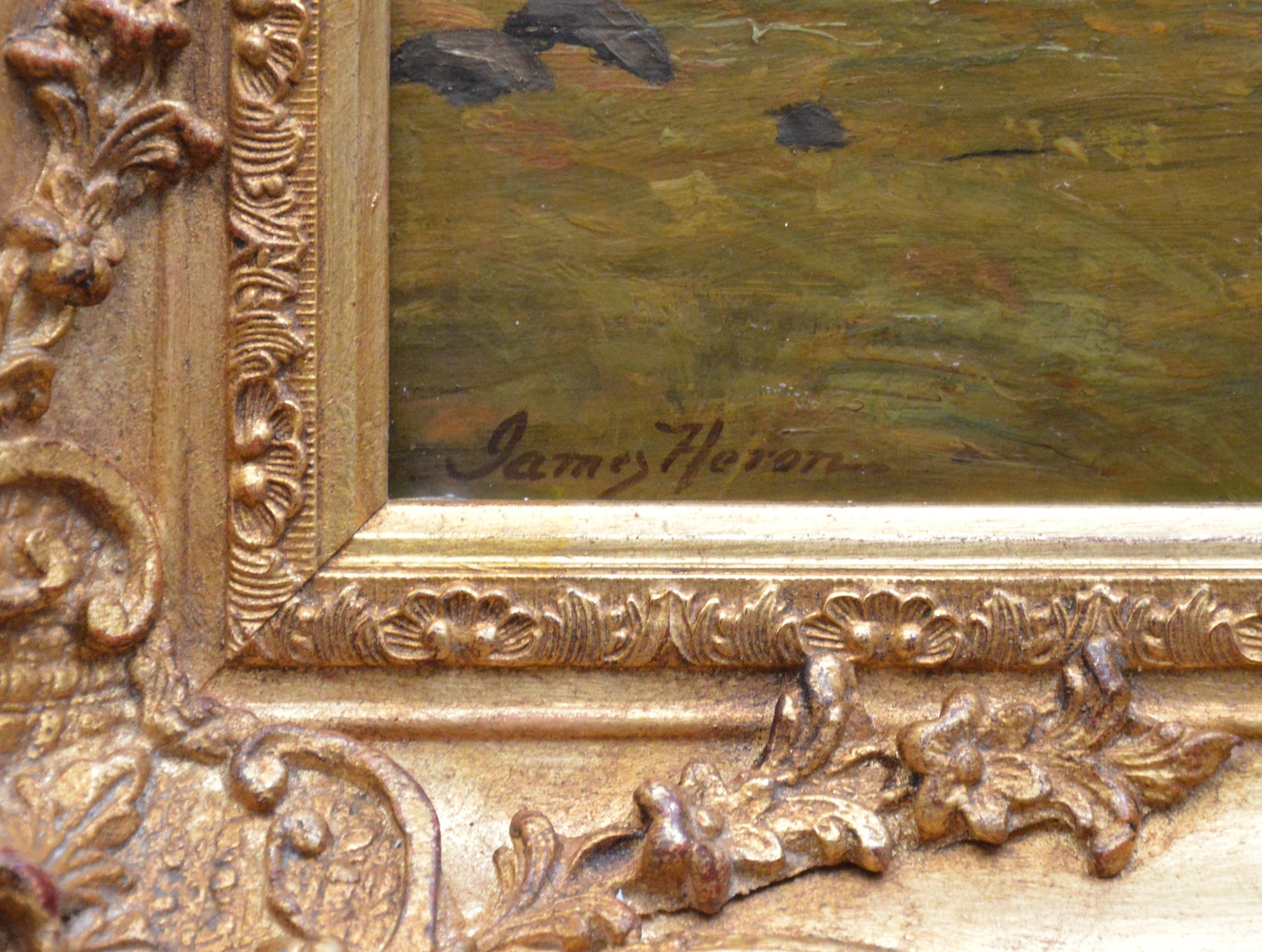 Loch Ard from Aberfoyle - Paysage écossais du 19ème siècle - Peinture à l'huile 3