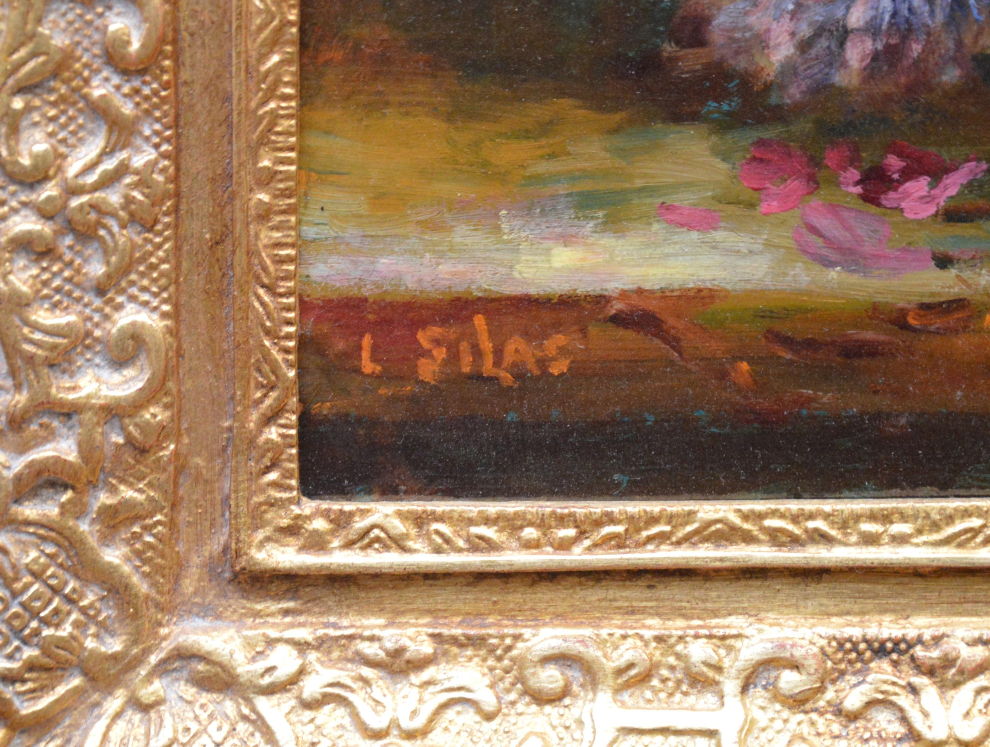 A Summer Arrangement - 19th Century Floral Still Life Oil Painting 2
