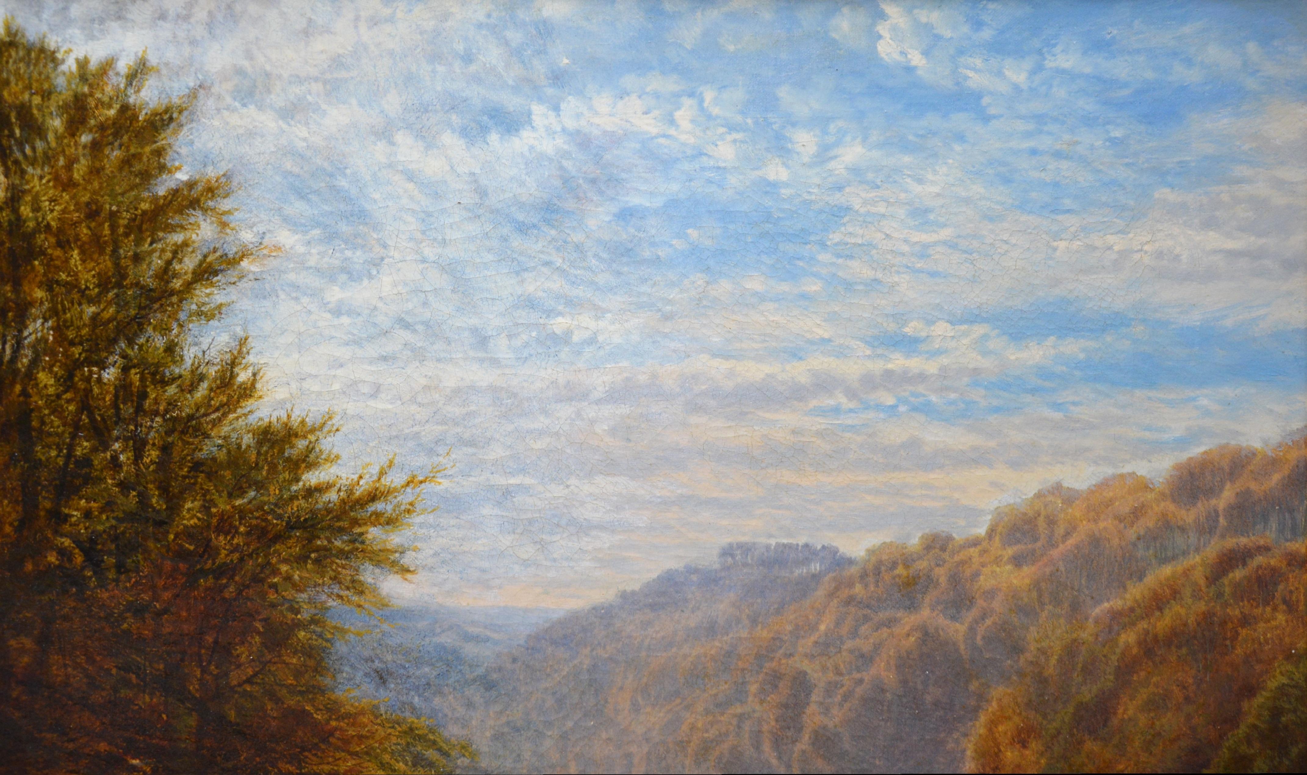 Sunshine Showers - 19th Century Royal Academy Landscape Oil Painting  1