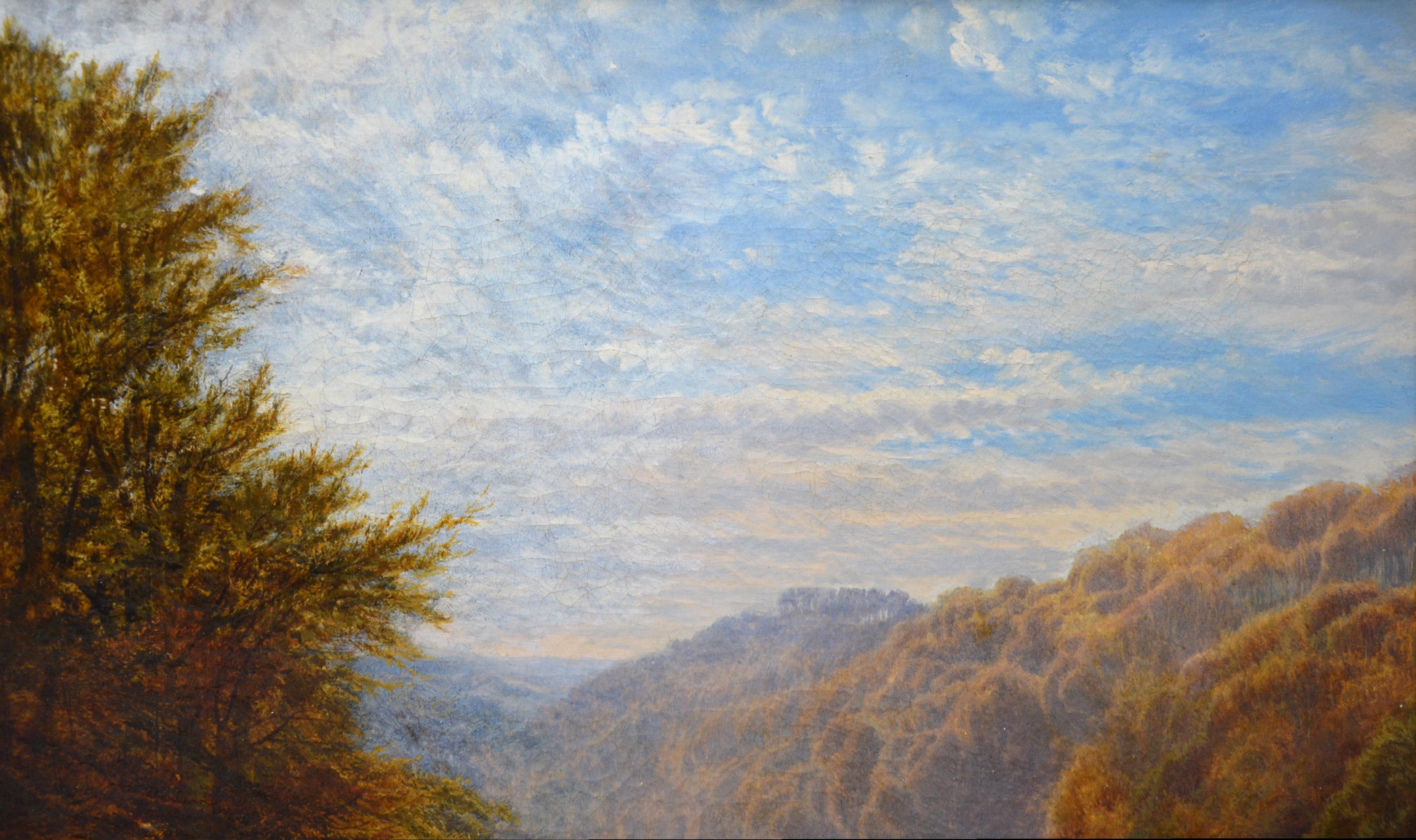 Sunshine Showers - 19th Century Royal Academy Landscape Oil Painting 1