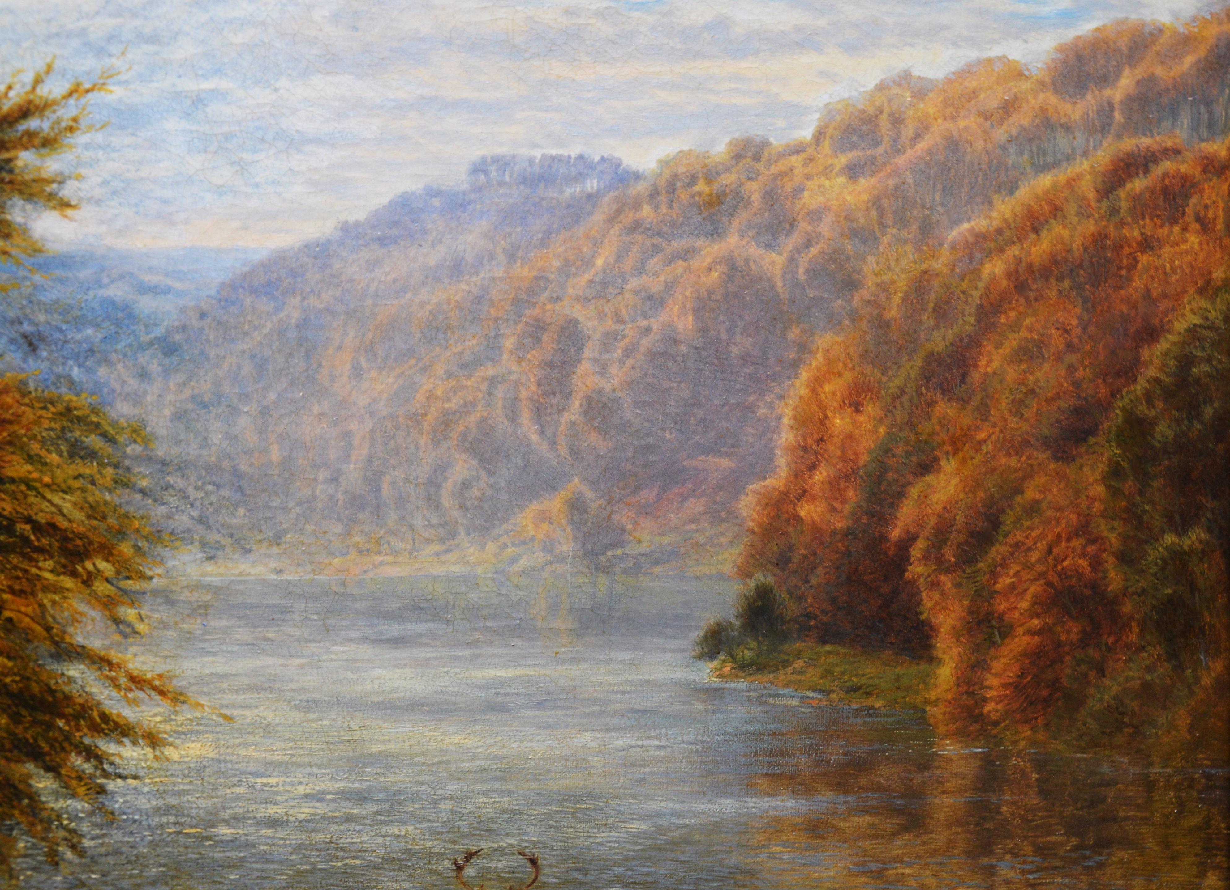Sunshine Showers - 19th Century Royal Academy Landscape Oil Painting  2