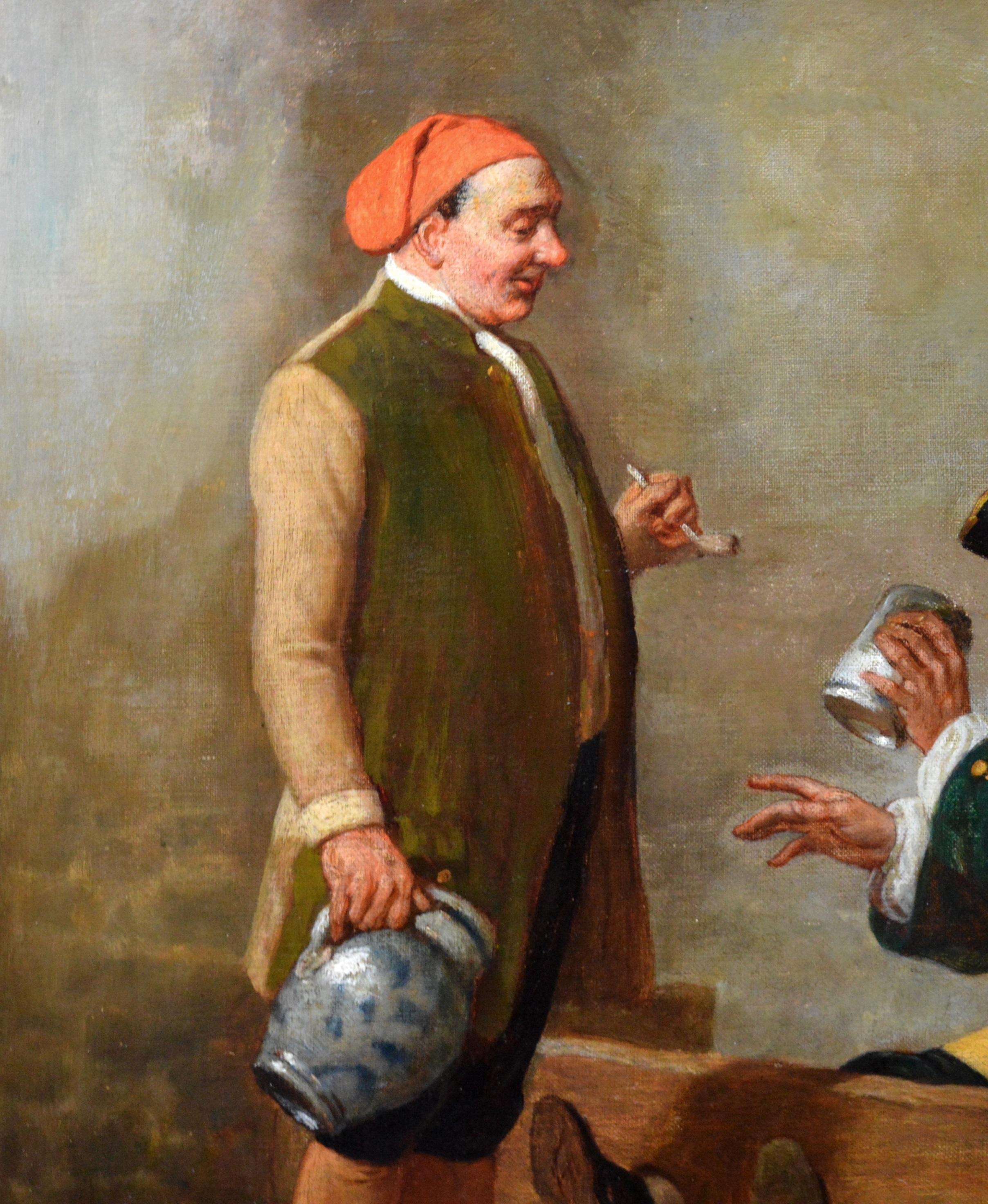 Welcome Refreshment - 19th Century Oil Painting of Georgian Gentleman in Stocks 3