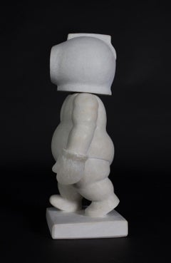 Figurative Marble Sculpture Mario Romero New Age Explorers The walker