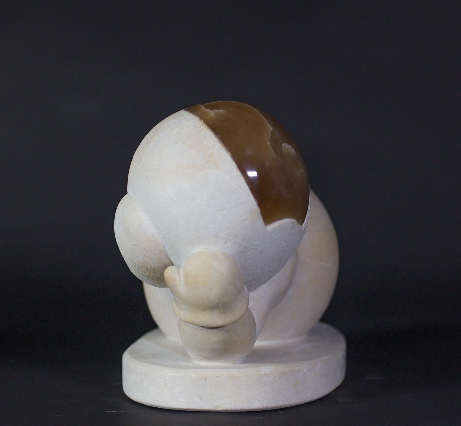 New Age Explores. Nº 6 Venus. Figurative Marble Sculpture by Mario Romero 2