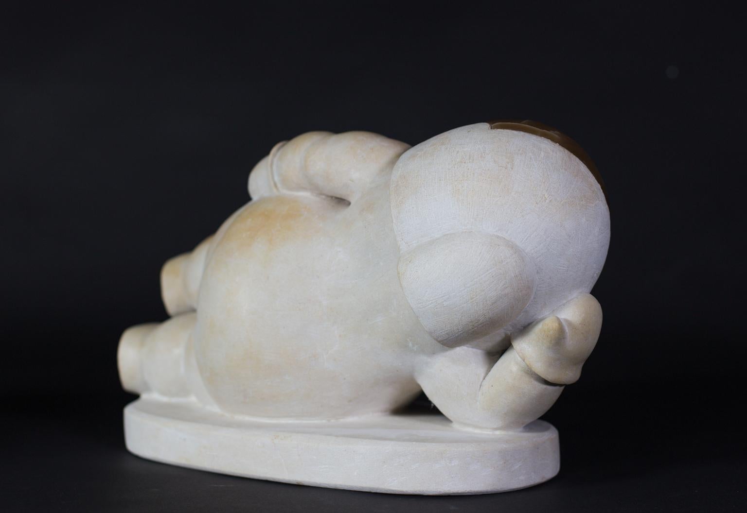 New Age Explores. Nº 6 Venus. Figurative Marble Sculpture by Mario Romero 1