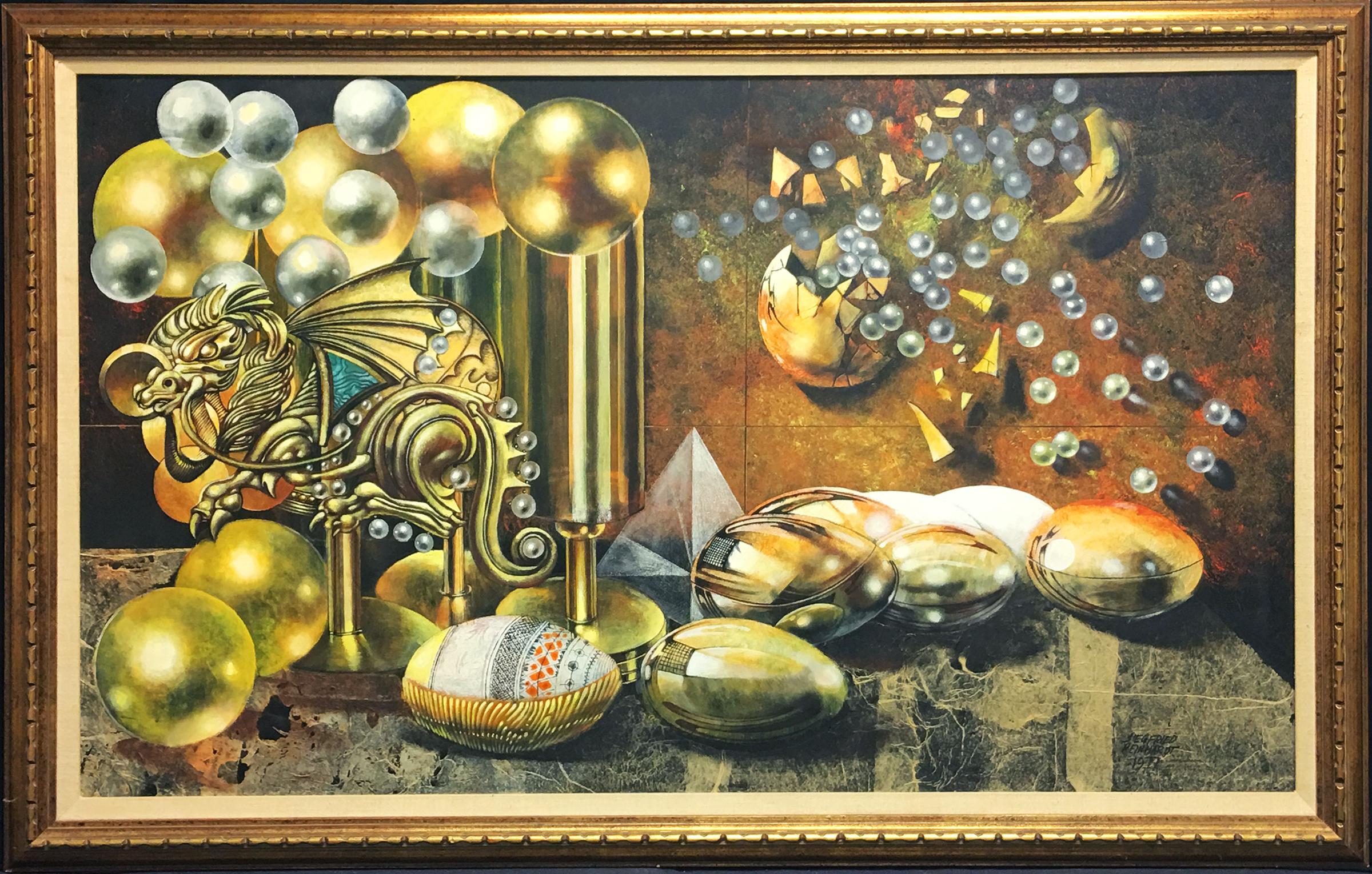 Siegfried Reinhardt Still-Life Painting - The Golden Collection