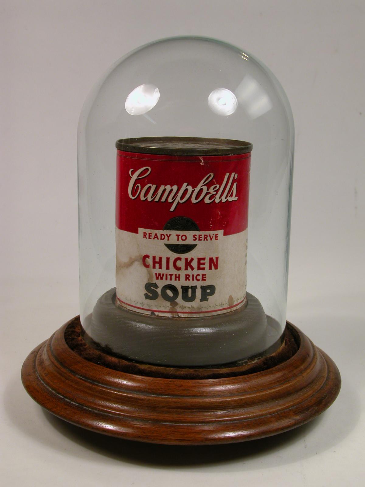 Vintage Signed Campbell's Soup Can from 1964 Bianchini Gallery Exhibition - Art by Andy Warhol