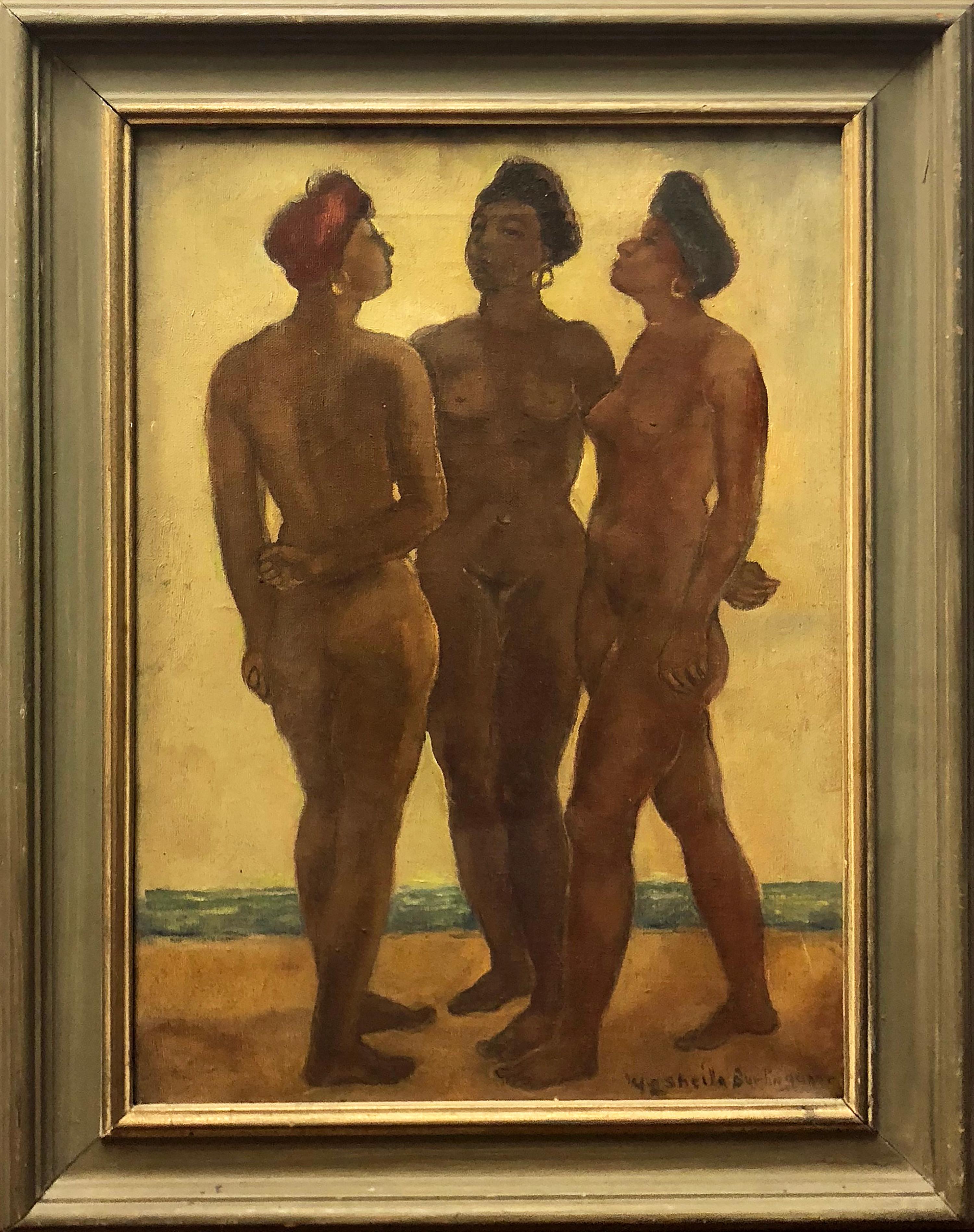 Three Graces - Painting by Sheila Ellsworth Burlingame