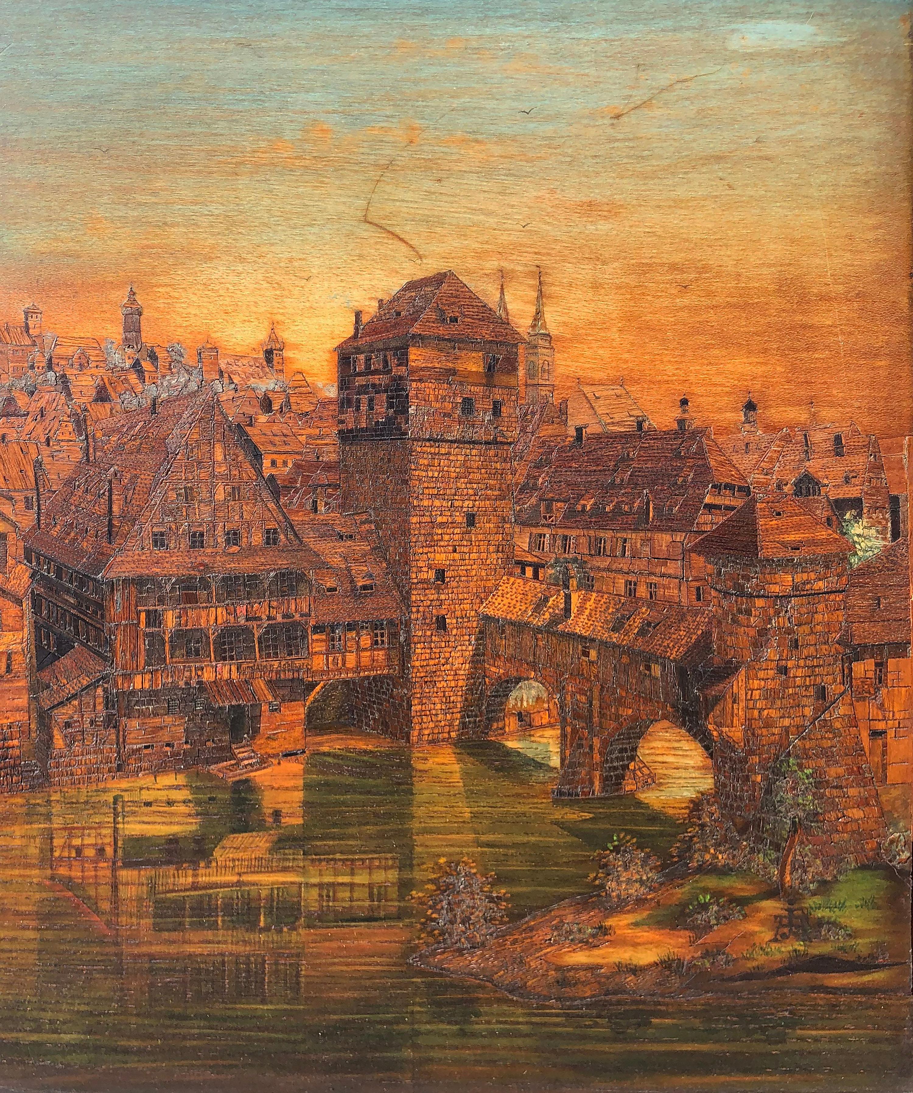 Nuremberg - Mixed Media Art by Johann Adelhard