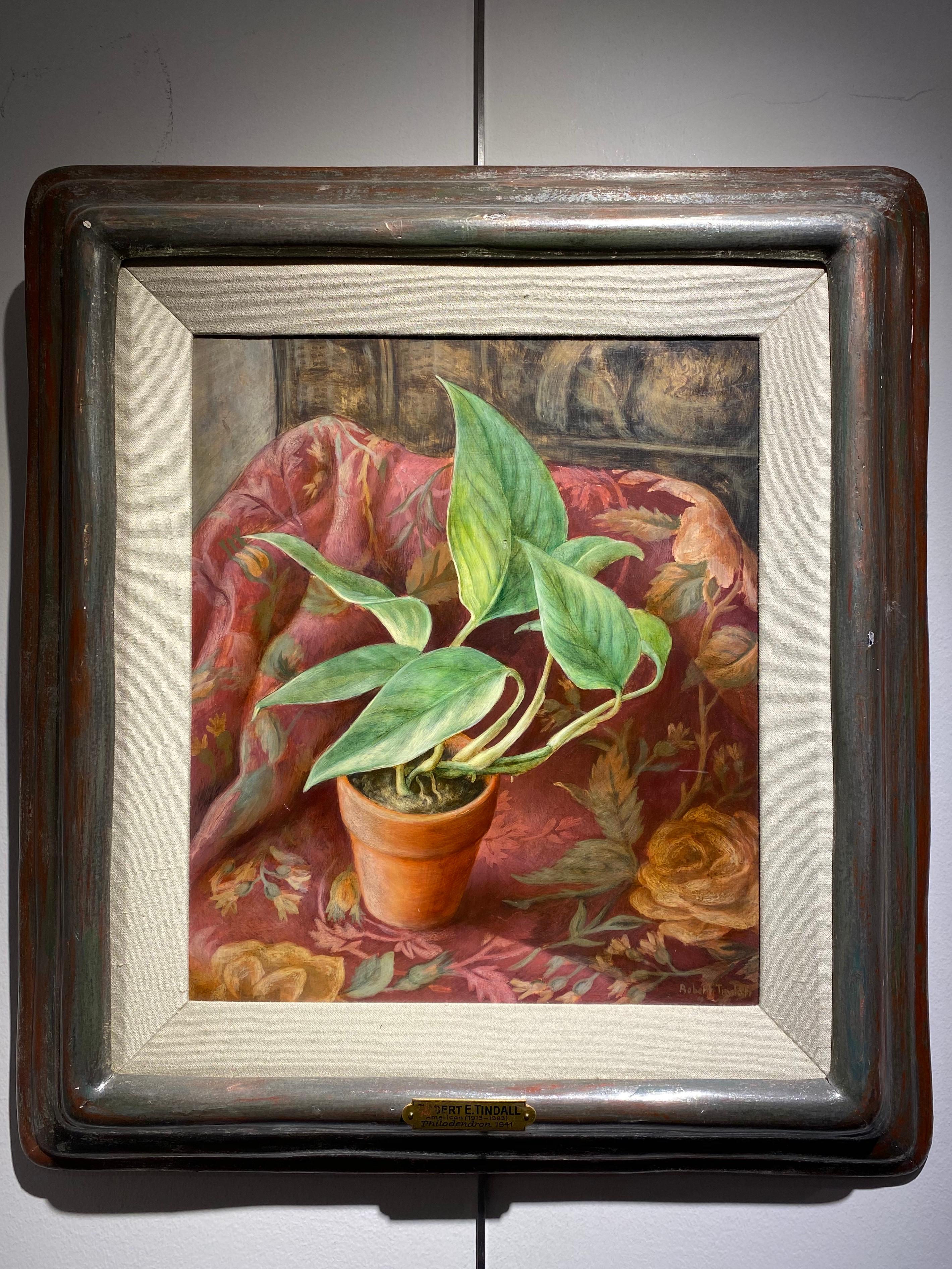 Philodendron - Painting by Robert Elton Tindall