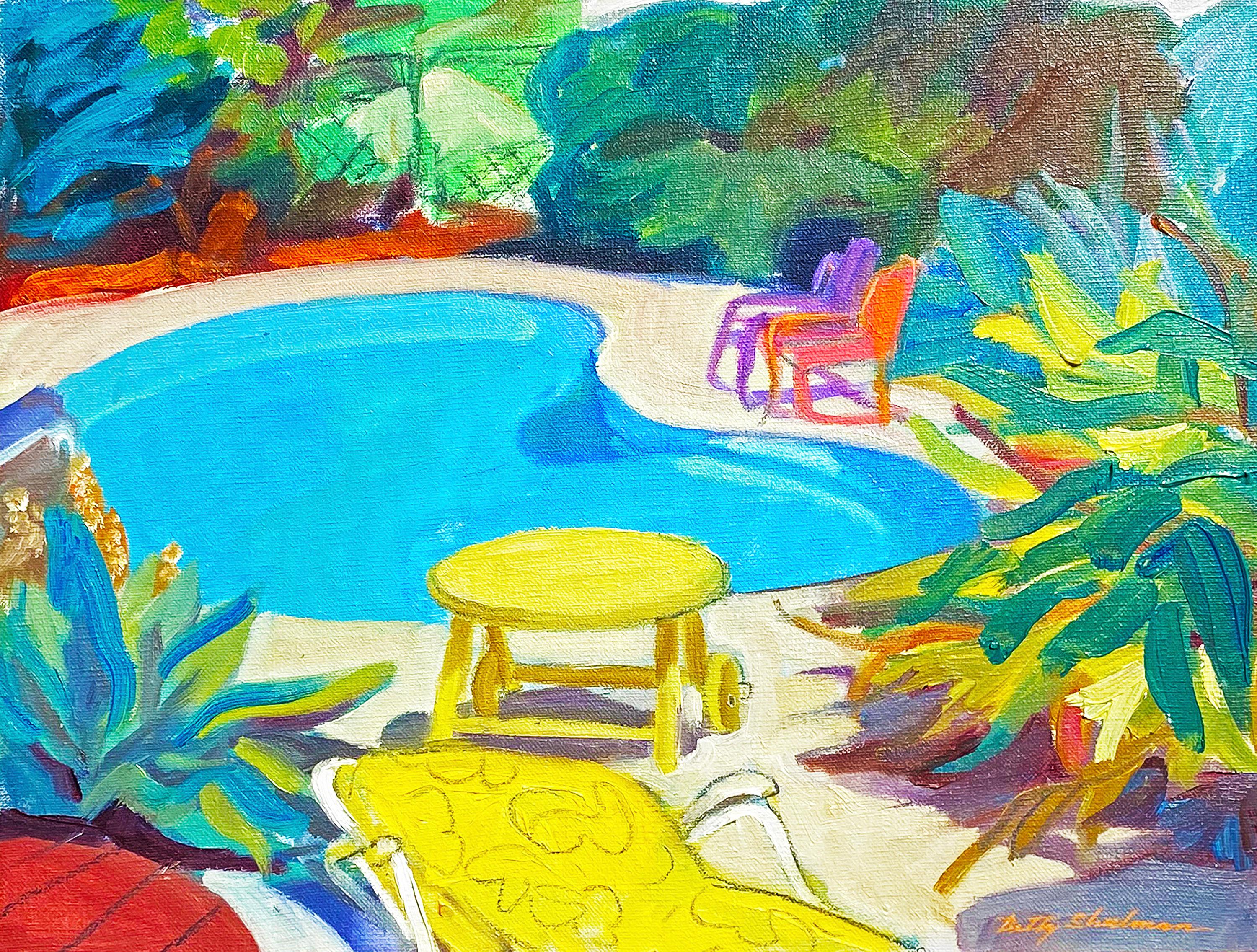 Betty (Jacobs) Shulman Landscape Painting - Before the Splash
