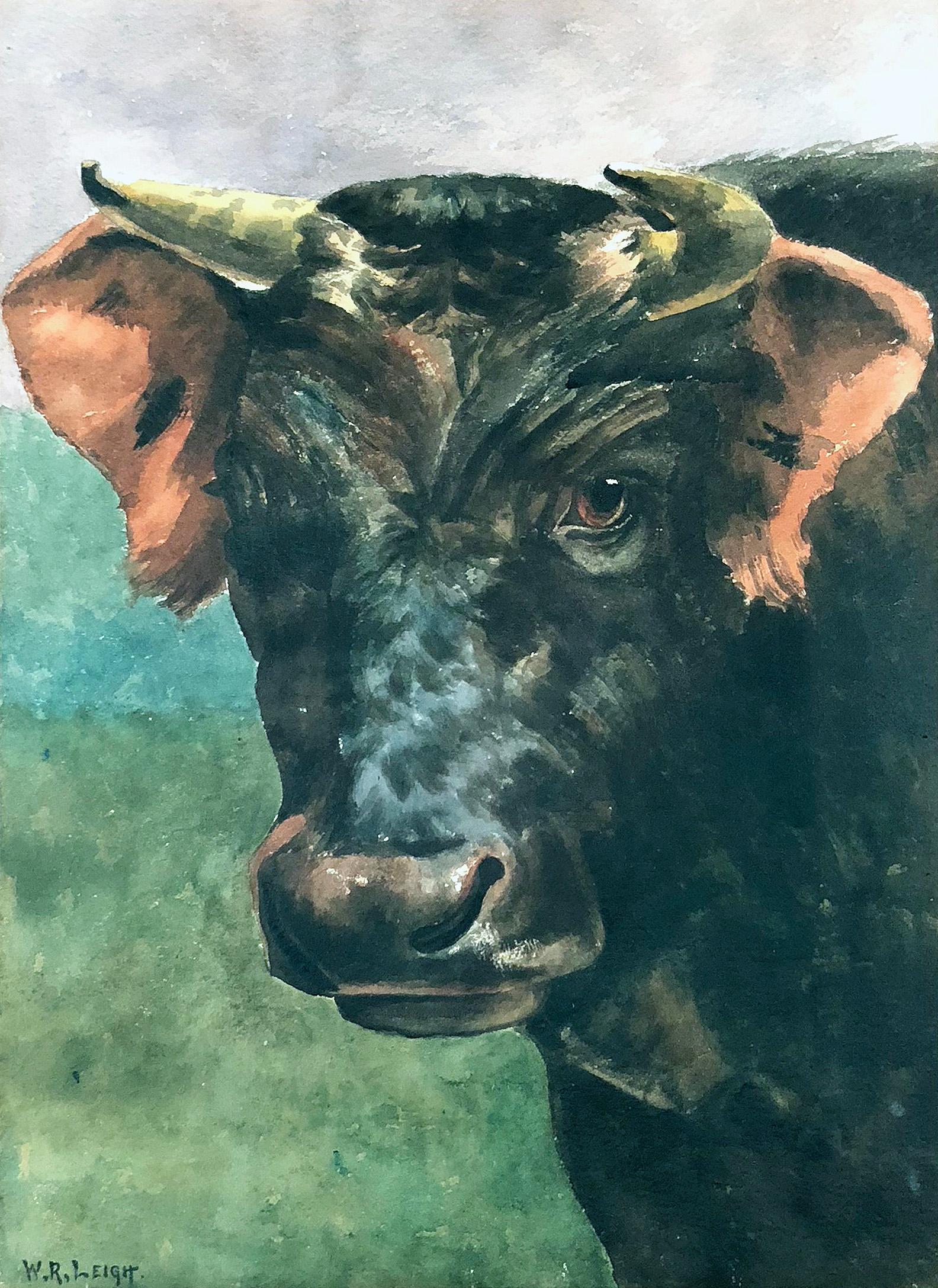 William Robinson Leigh Animal Art - Bull