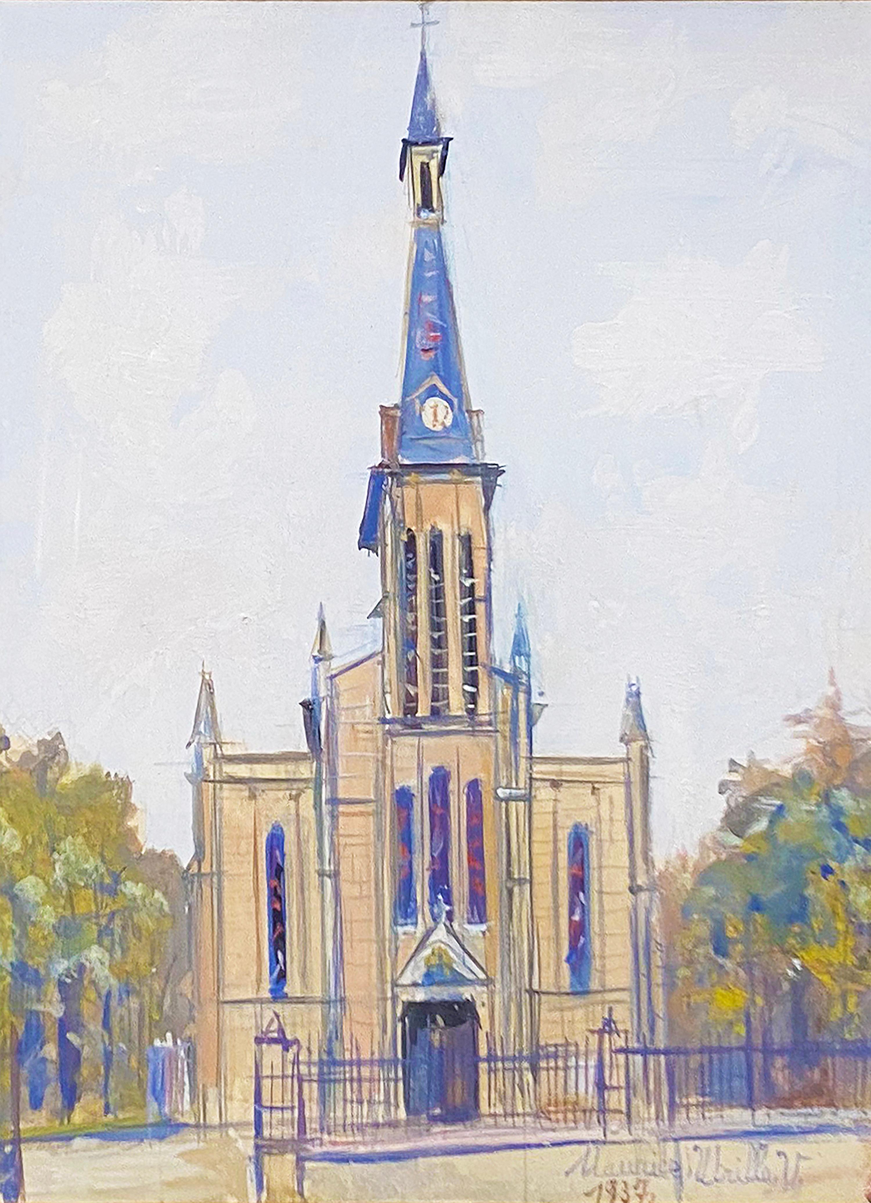 Landscape Art Maurice Utrillo - L'Eglise
