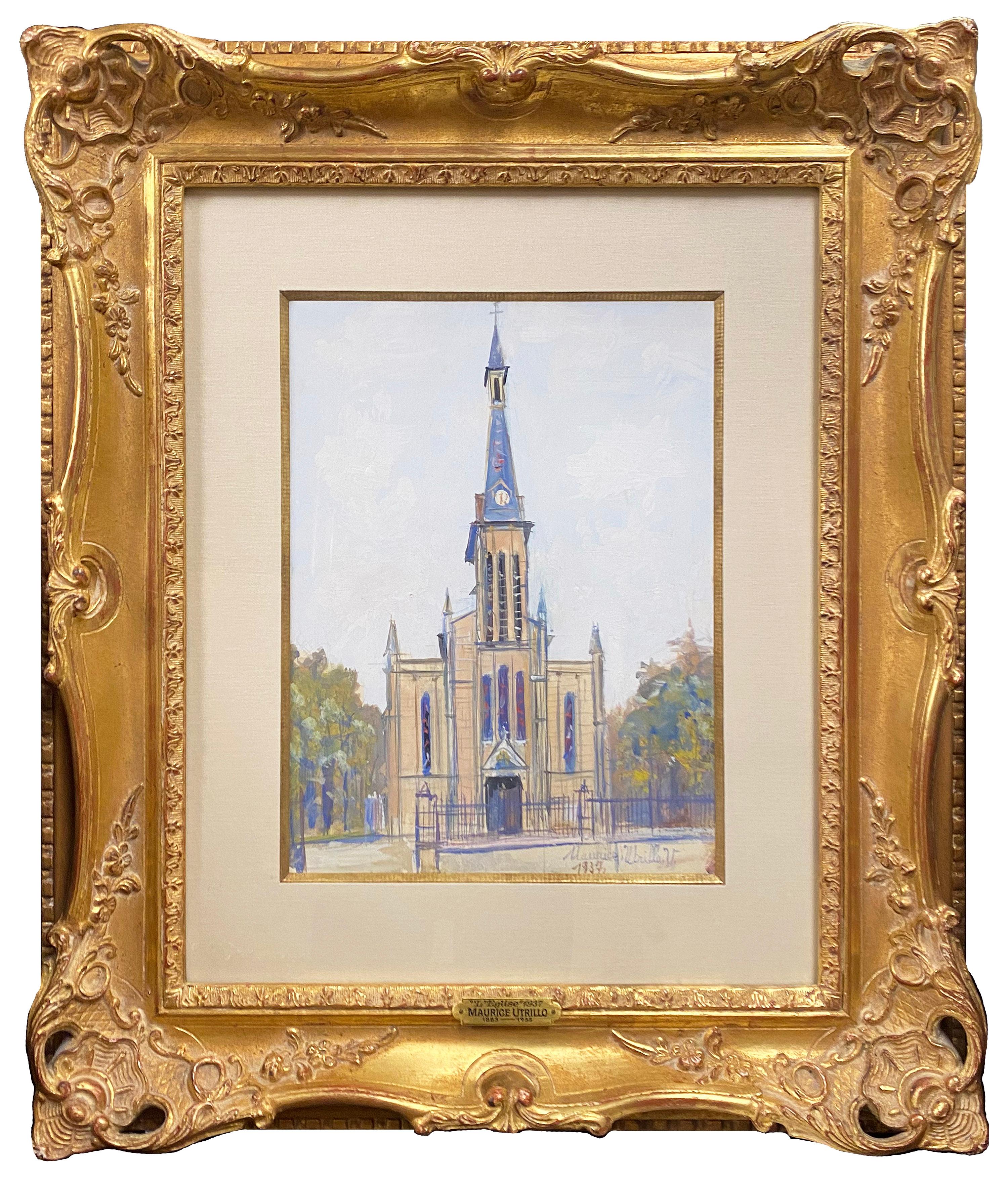 L'Eglise - Art by Maurice Utrillo