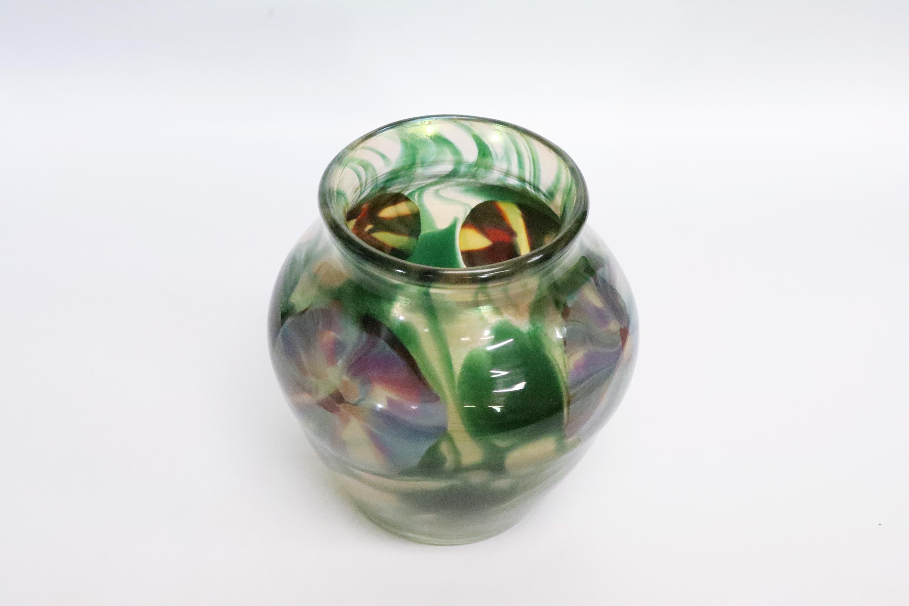 Rare presse-papiers vase à motif « Morning Glory » de Favrile 2