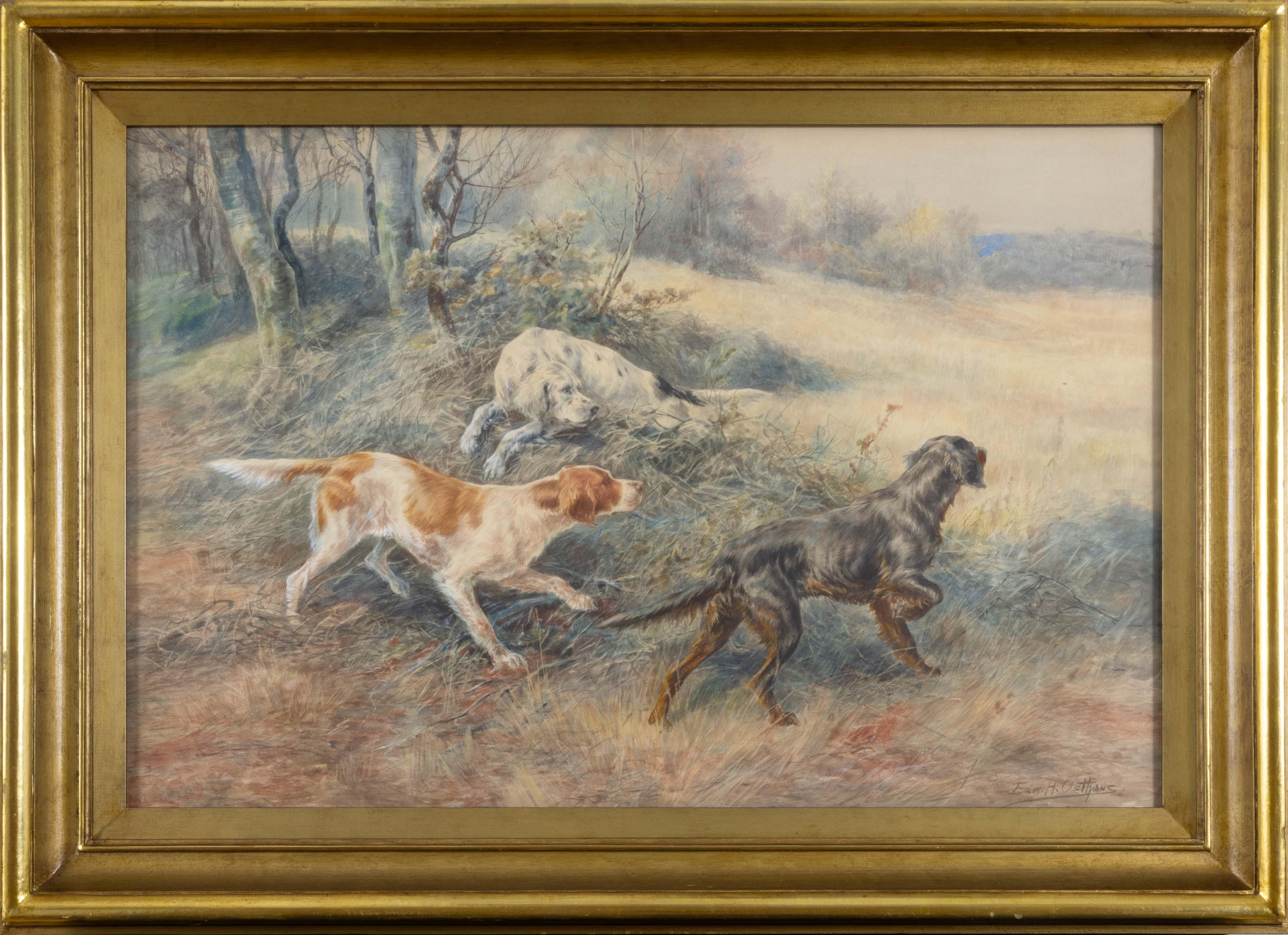 Tres Colocadores en Punto - Art de Edmund Henry Osthaus