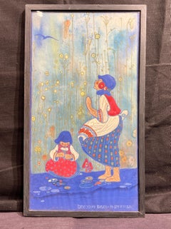 Mother and Child In the Garden