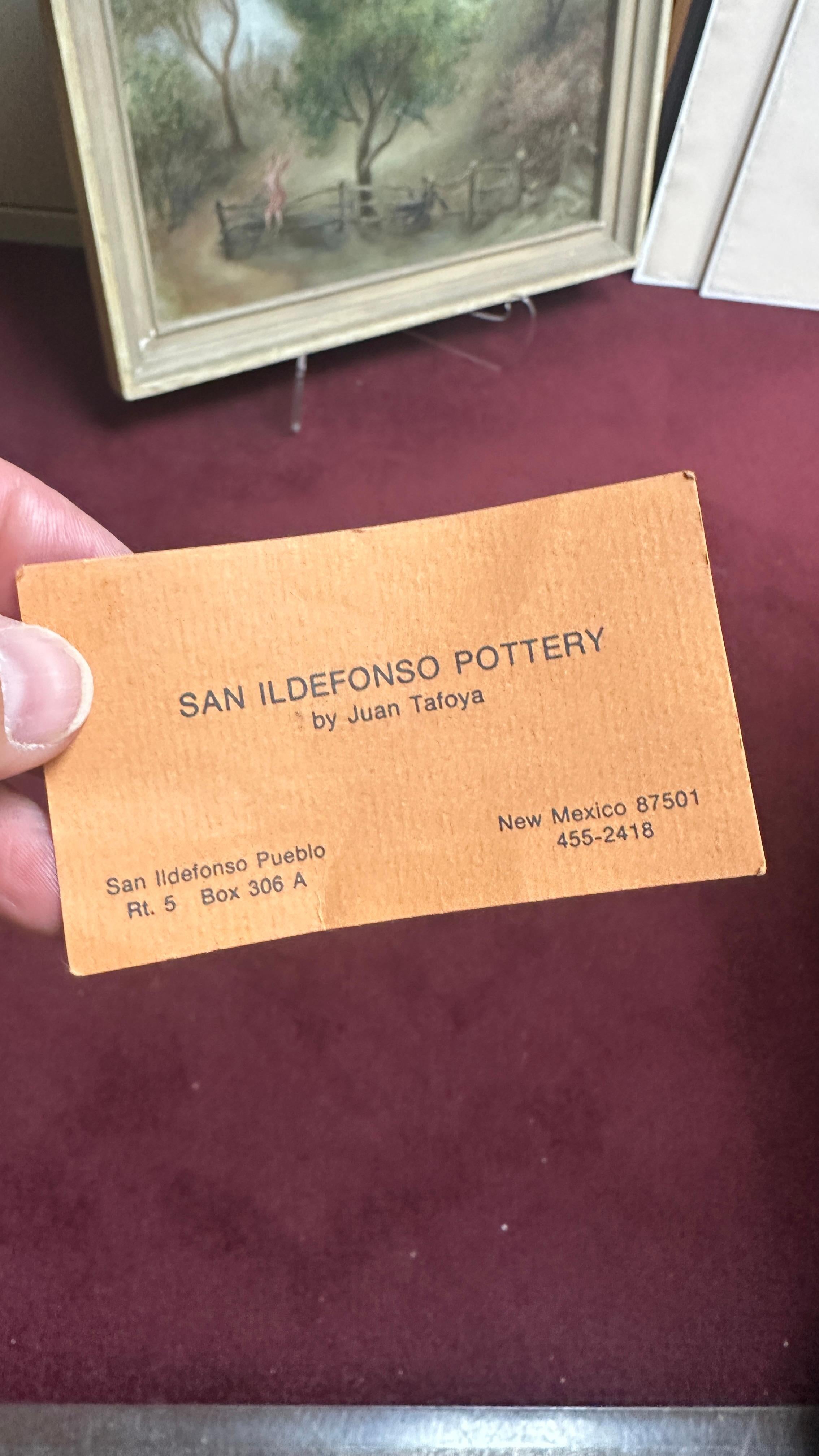 Juan Tafoya San Ildefonso Native American Pottery For Sale 4