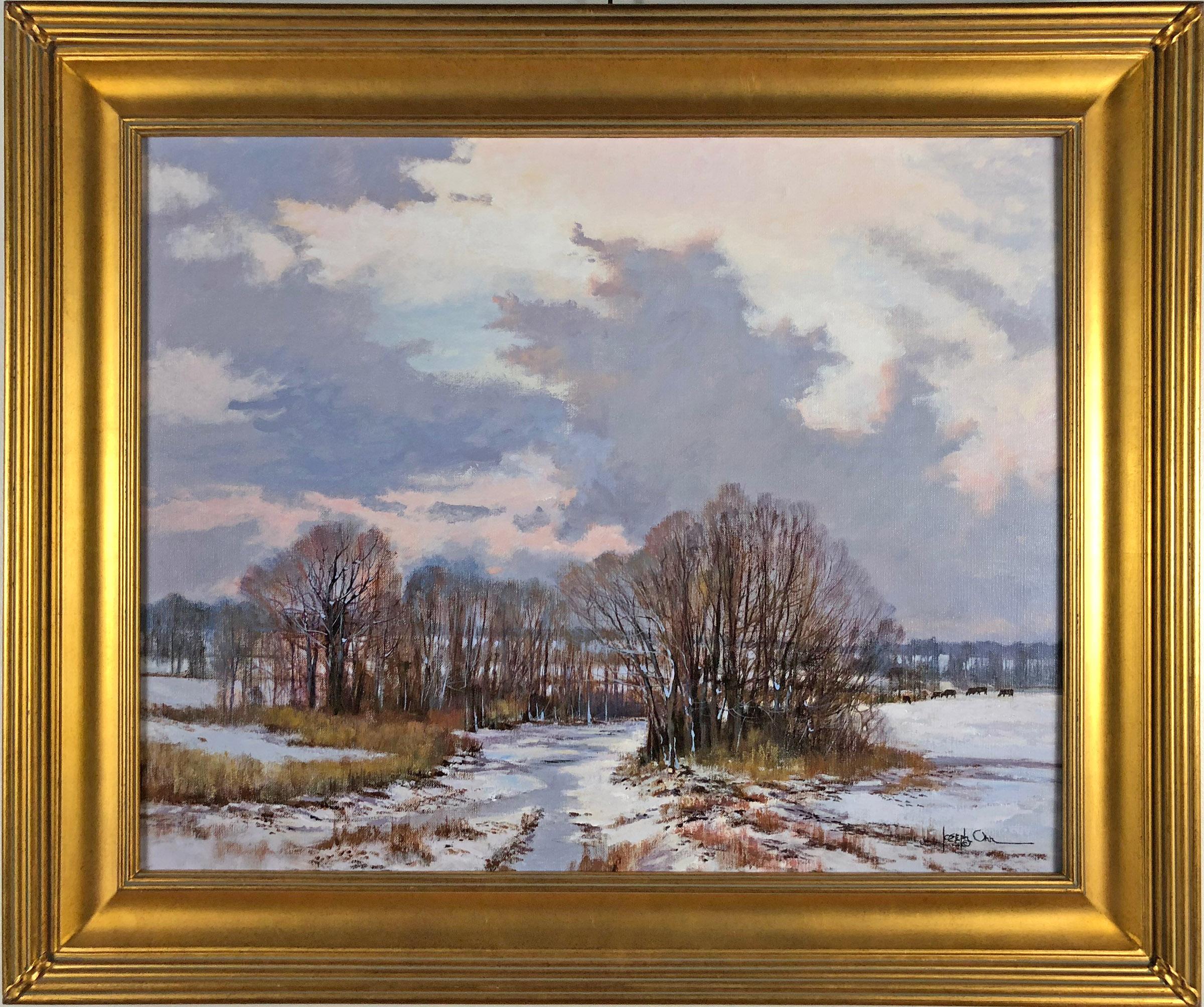 Winter's Afternoon - Painting by Joseph Orr