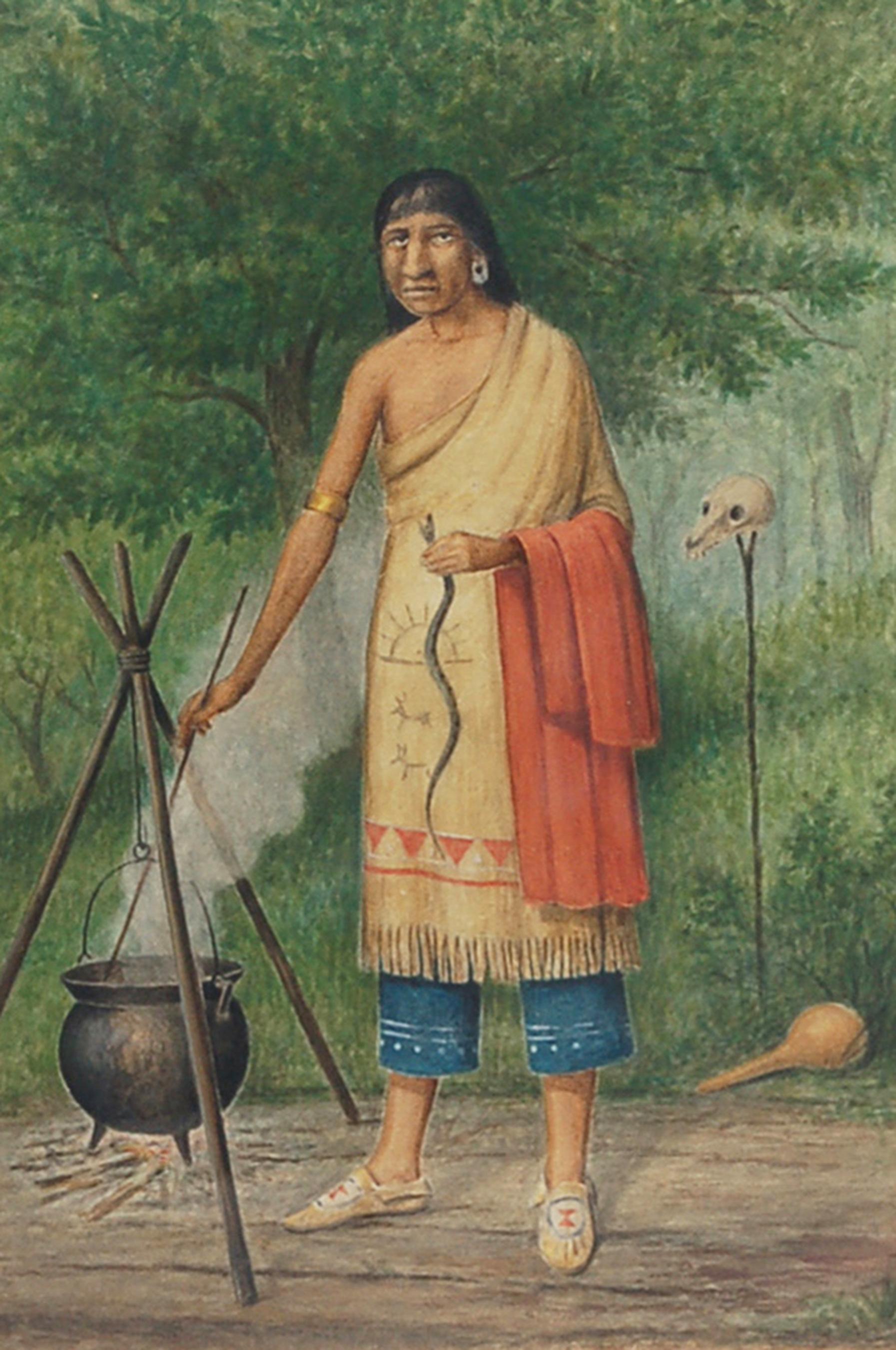 Hombre Medicina - Art de Cassilly Adams