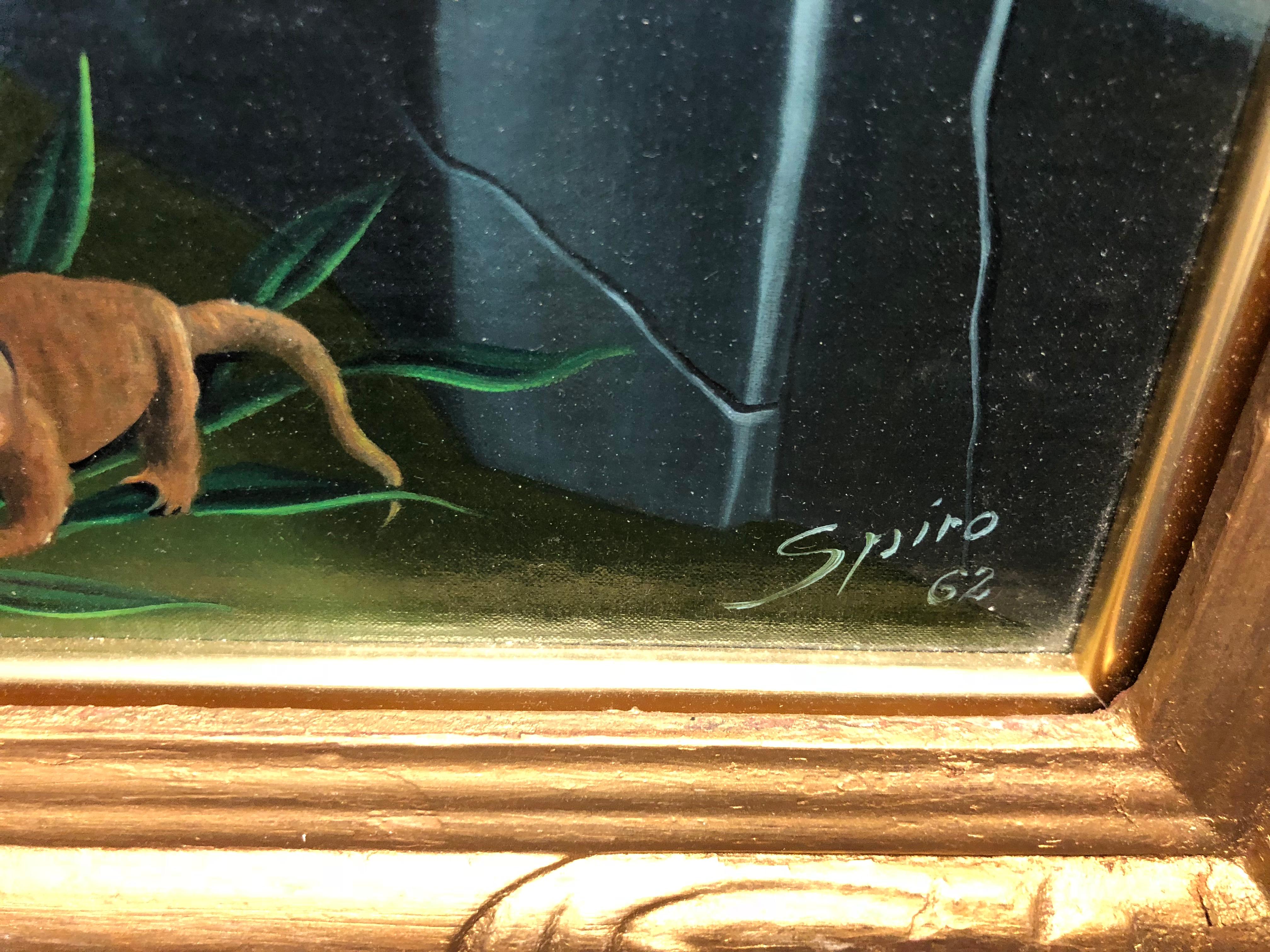 Fantasía selvática - Painting Surrealista de Georges Spiro