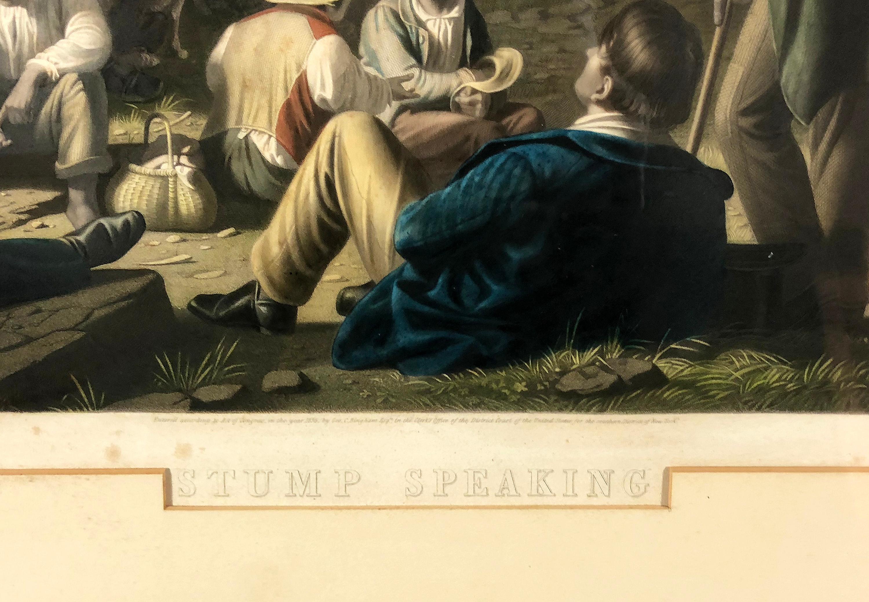 stump speaking painting