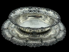 Tiffany & Co. Sterling Silver Basket with Tray