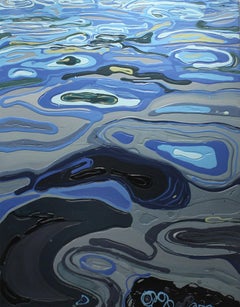 Contemporary Painting, Water Inspired, "Devotion in Blue"