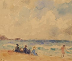 Post-Impressionist Landscape Drawings and Watercolors