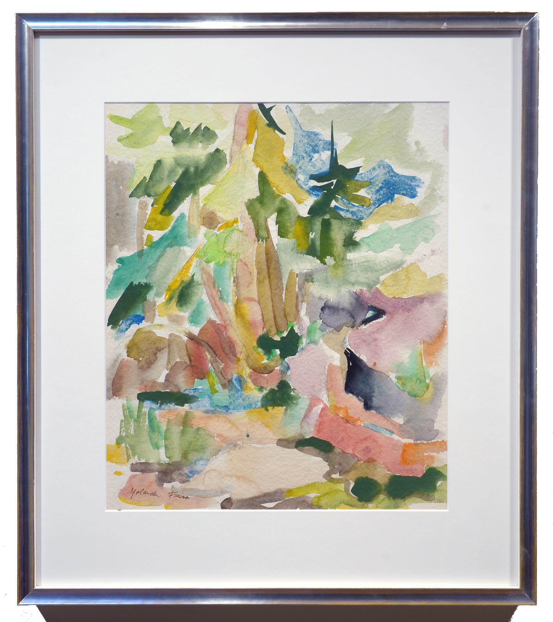 Cathedral Woods, Monhegan Island, Maine Coast, Yolanda Fusco, Abstract For Sale 1