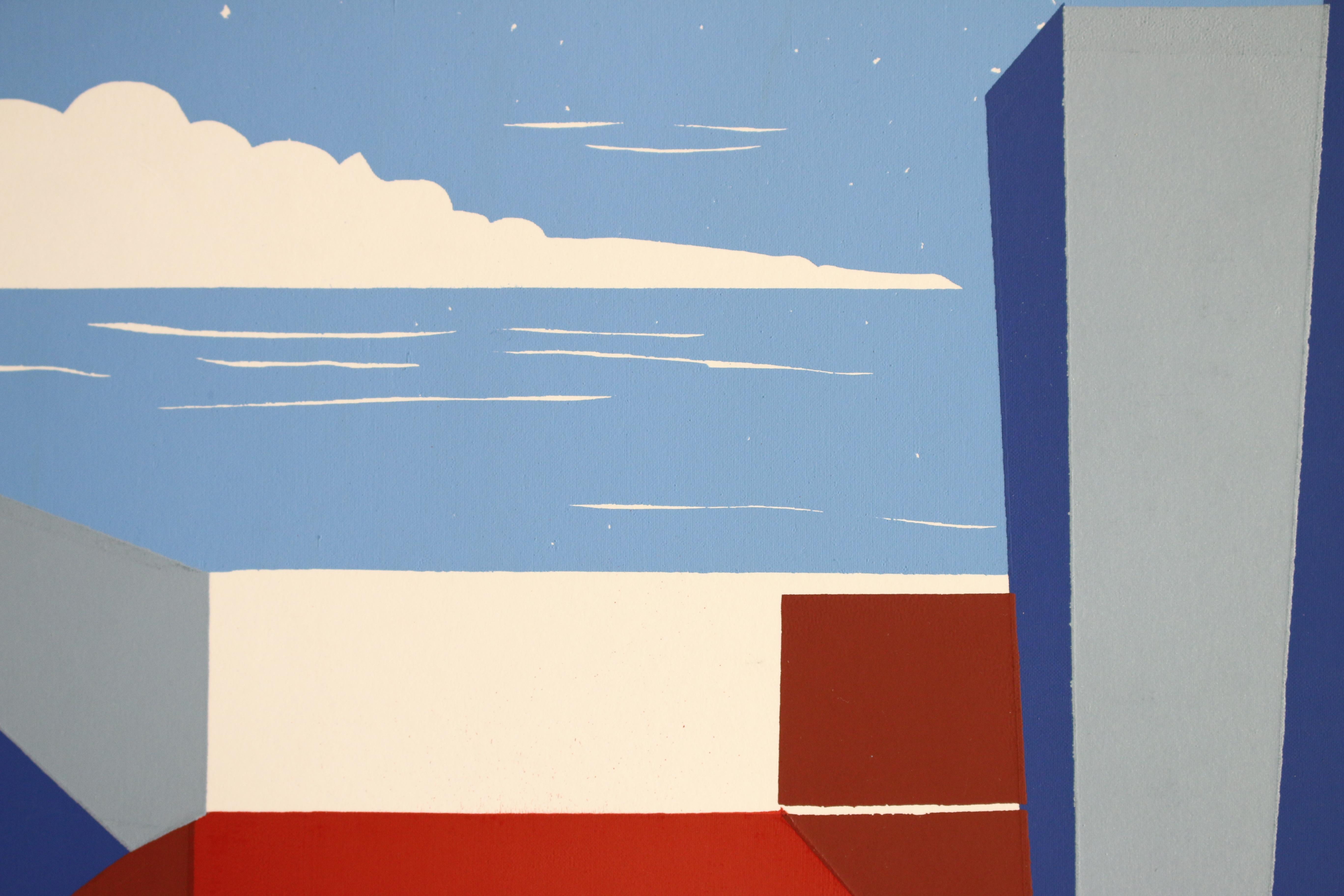Senza titolo: Prospettiva astratta (Edizione 26/200) - Print di Jeffrey Dali